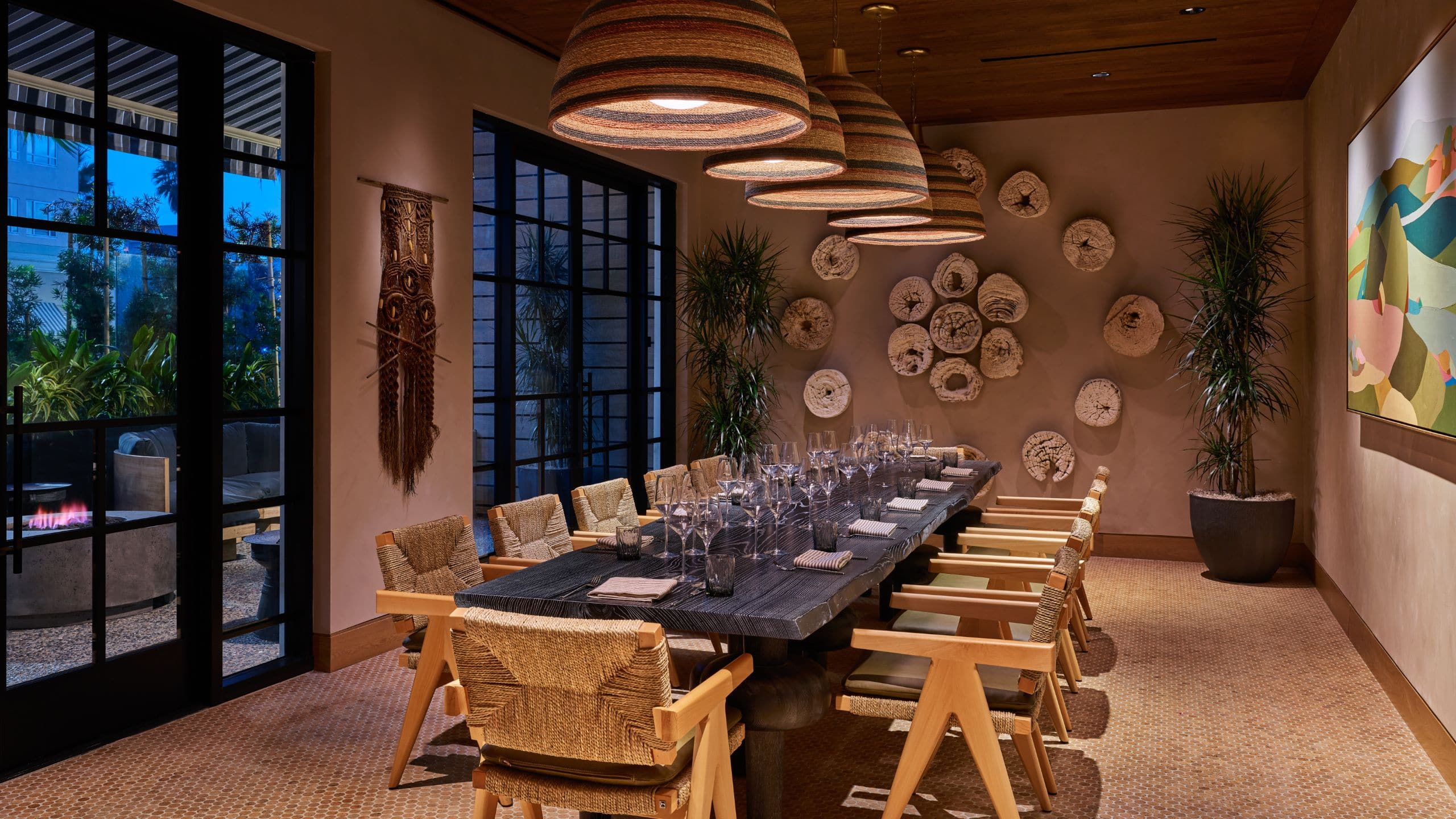 1 of 1 Mission Pacific Hotel Dining Table