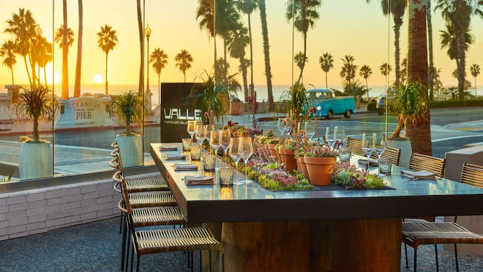 Terrace Sunset Dining View
