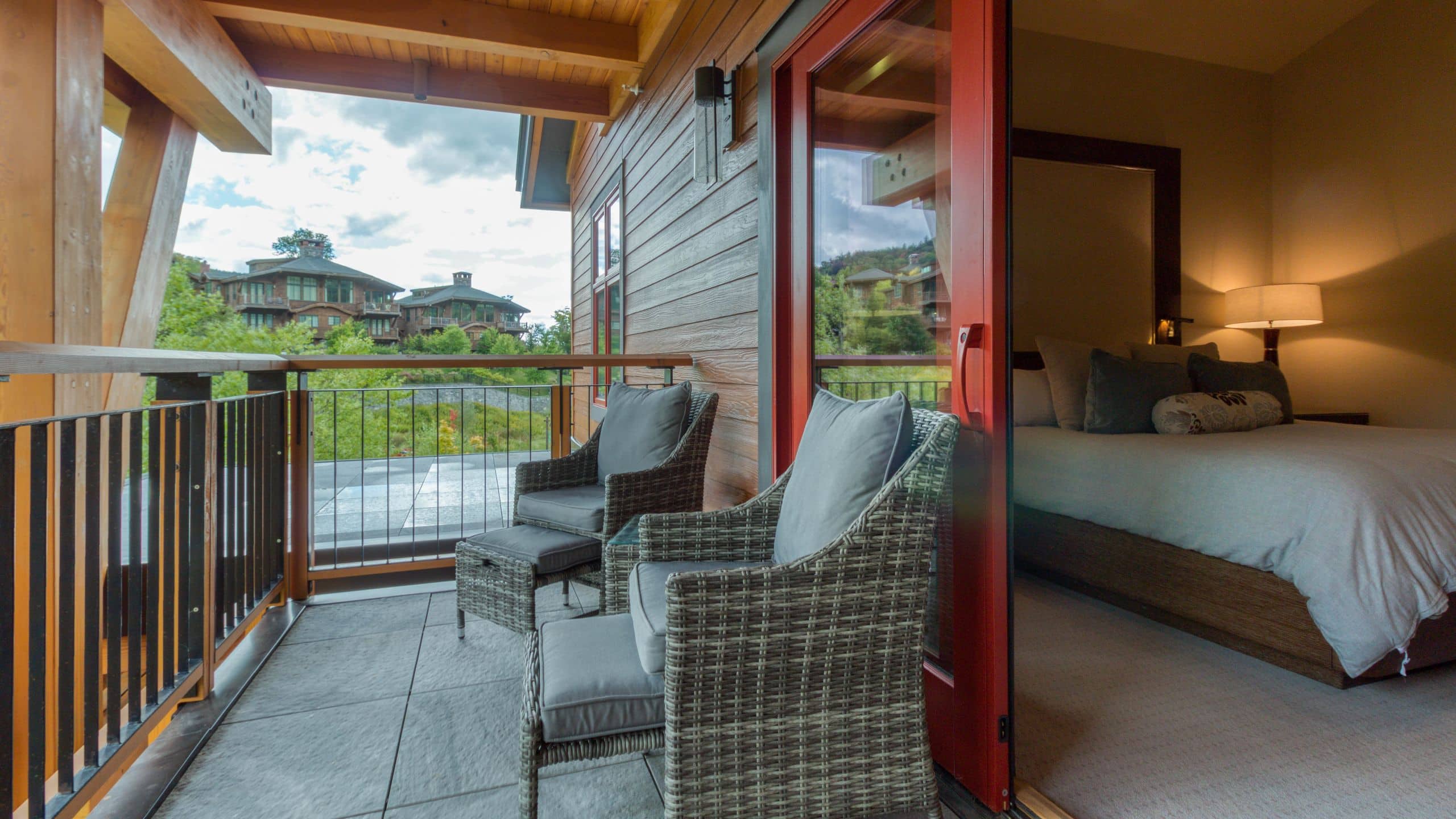 4 of 5 The Lodge at Spruce Peak Three Bed 306 Balcony