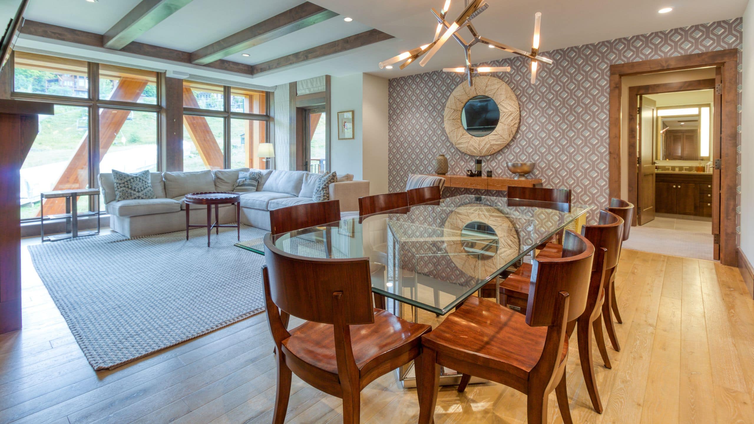 2 of 5 The Lodge at Spruce Peak Three Bed 306 Dining