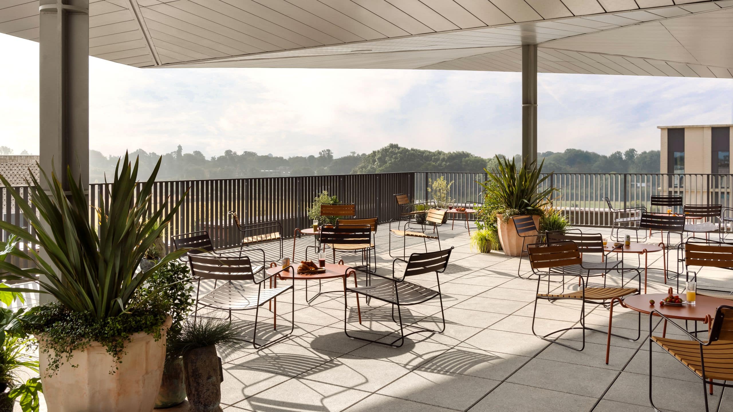 Hyatt Centric Cambridge Roof Terrace Seating