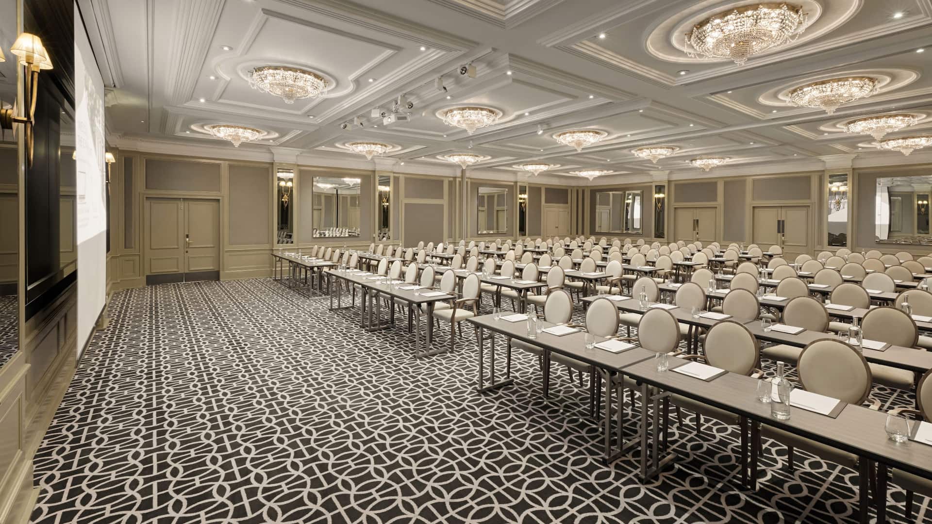 Hyatt Regency London - The Churchill Chartwell Classroom Setup