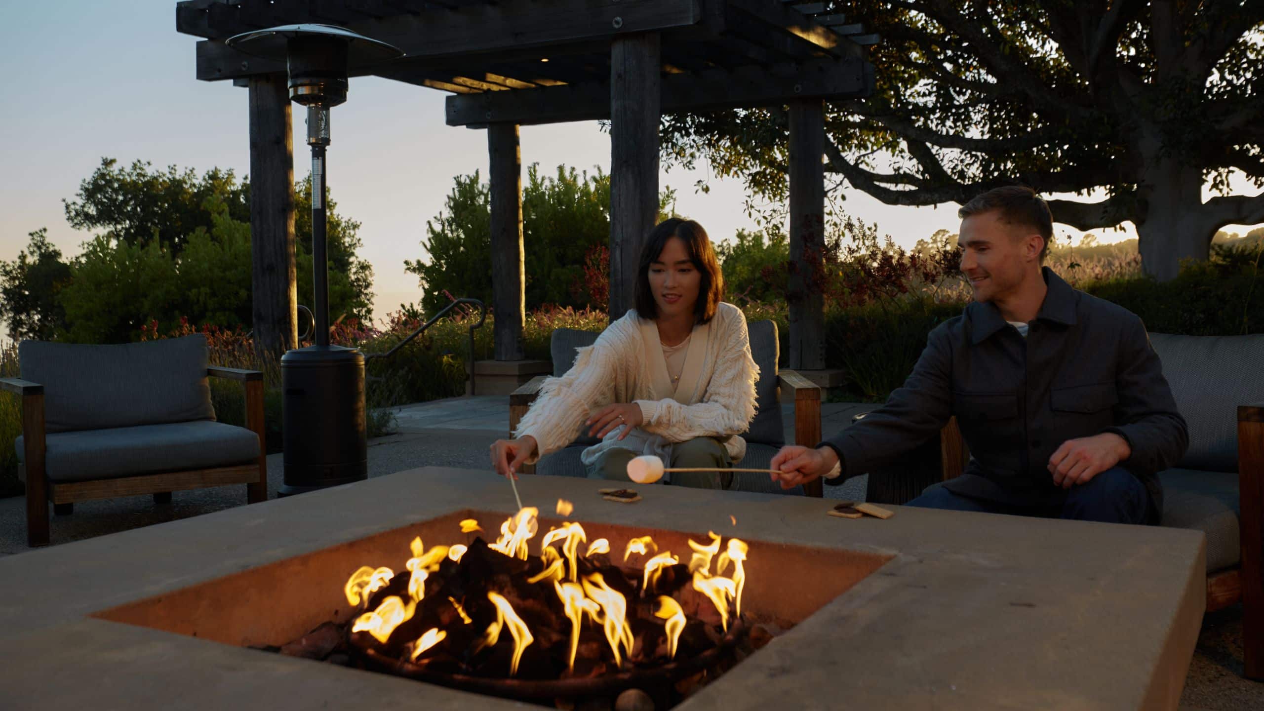 Alila Ventana Big Sur Patio Fireside Smores