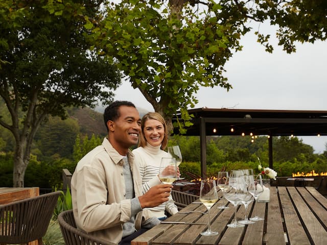 Couple Wine Tasting
