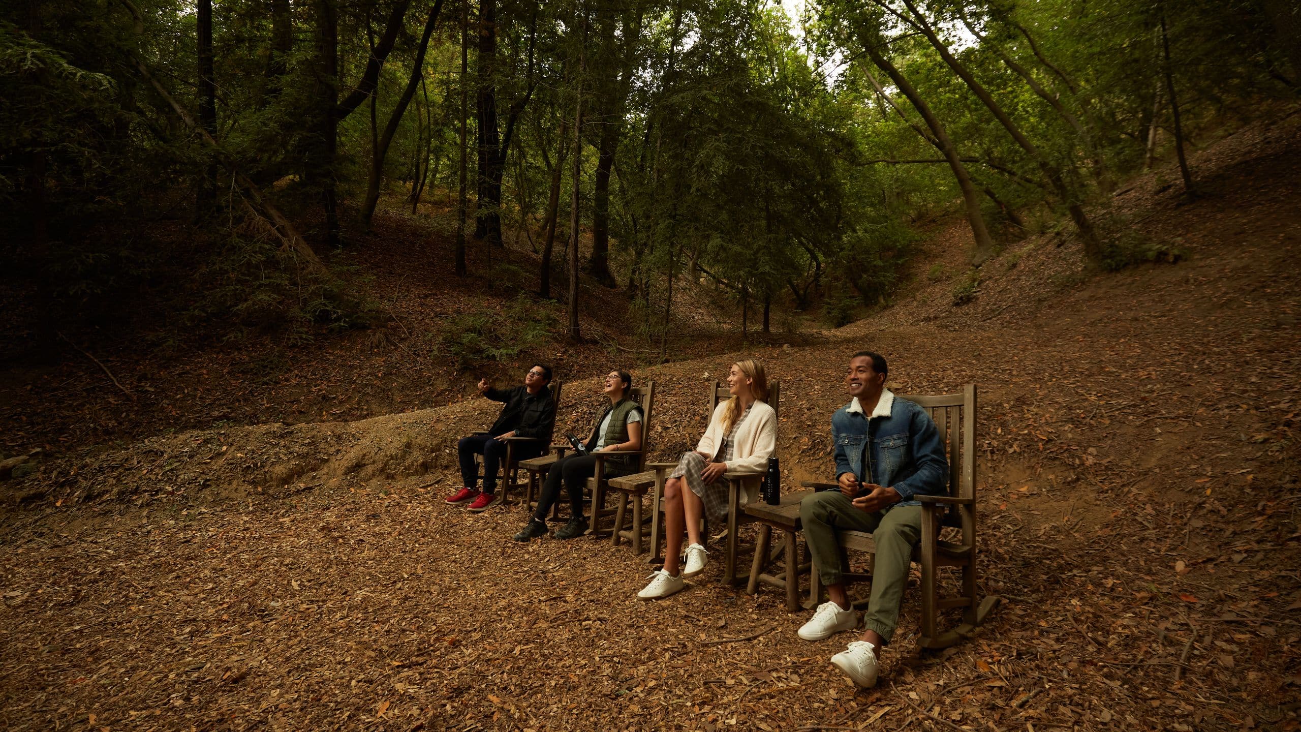 Alila Ventana Big Sur Rocking Chairs Redwood Forest
