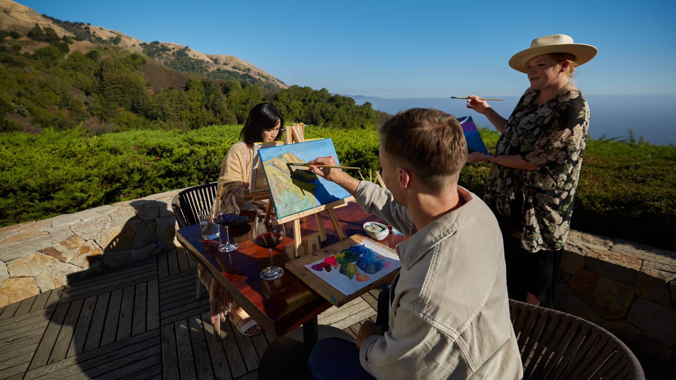 Alila Ventana Big Sur Landscape Painting Class