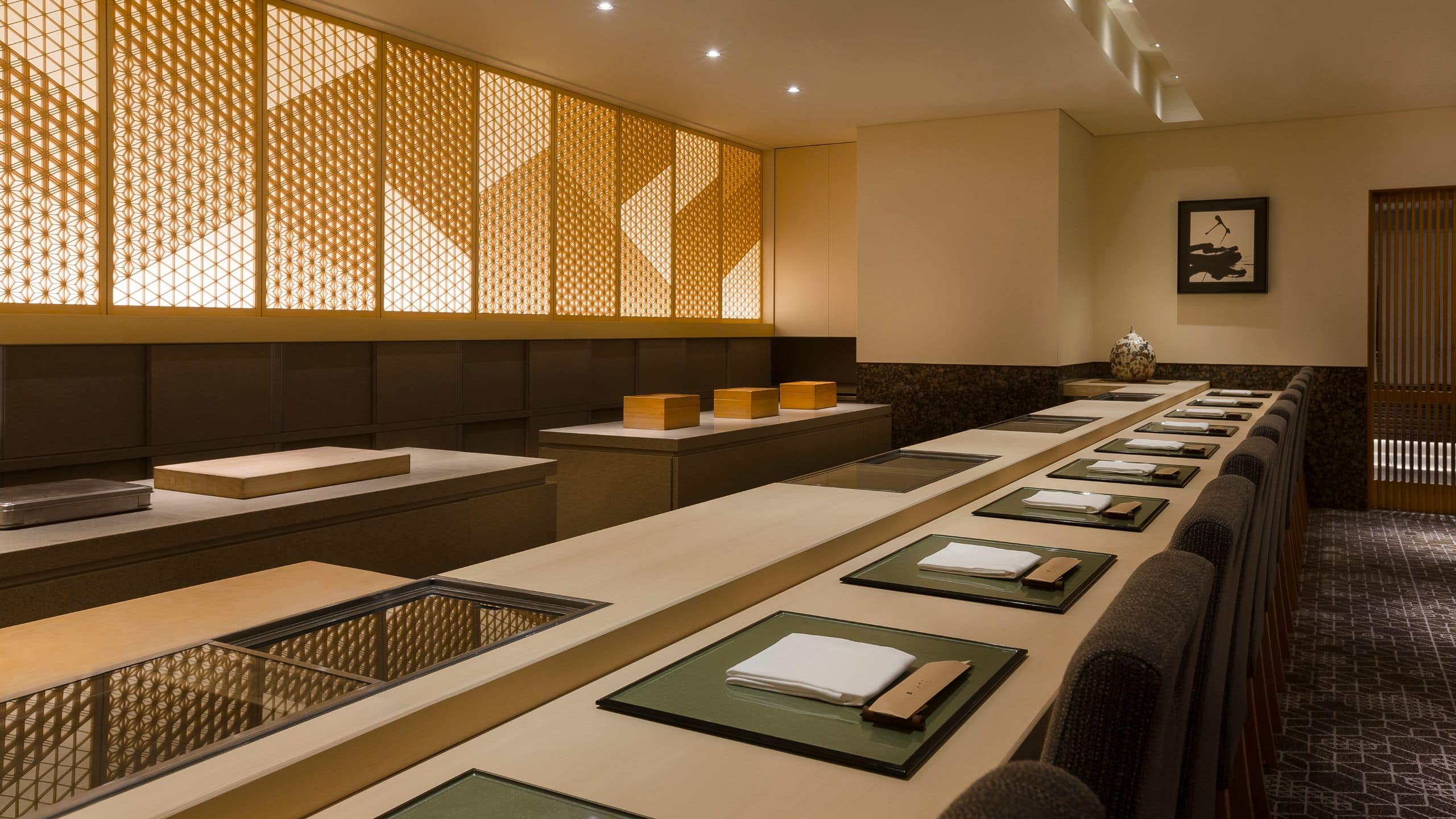 Hyatt Regency Tokyo Sushi Bar Shimizu Interior