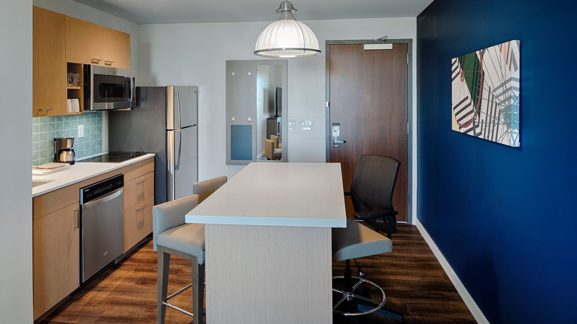 Hyatt House Columbus OSU / Short – North Cmhxo One Bedroom Suite Dbl Queen Kitchen