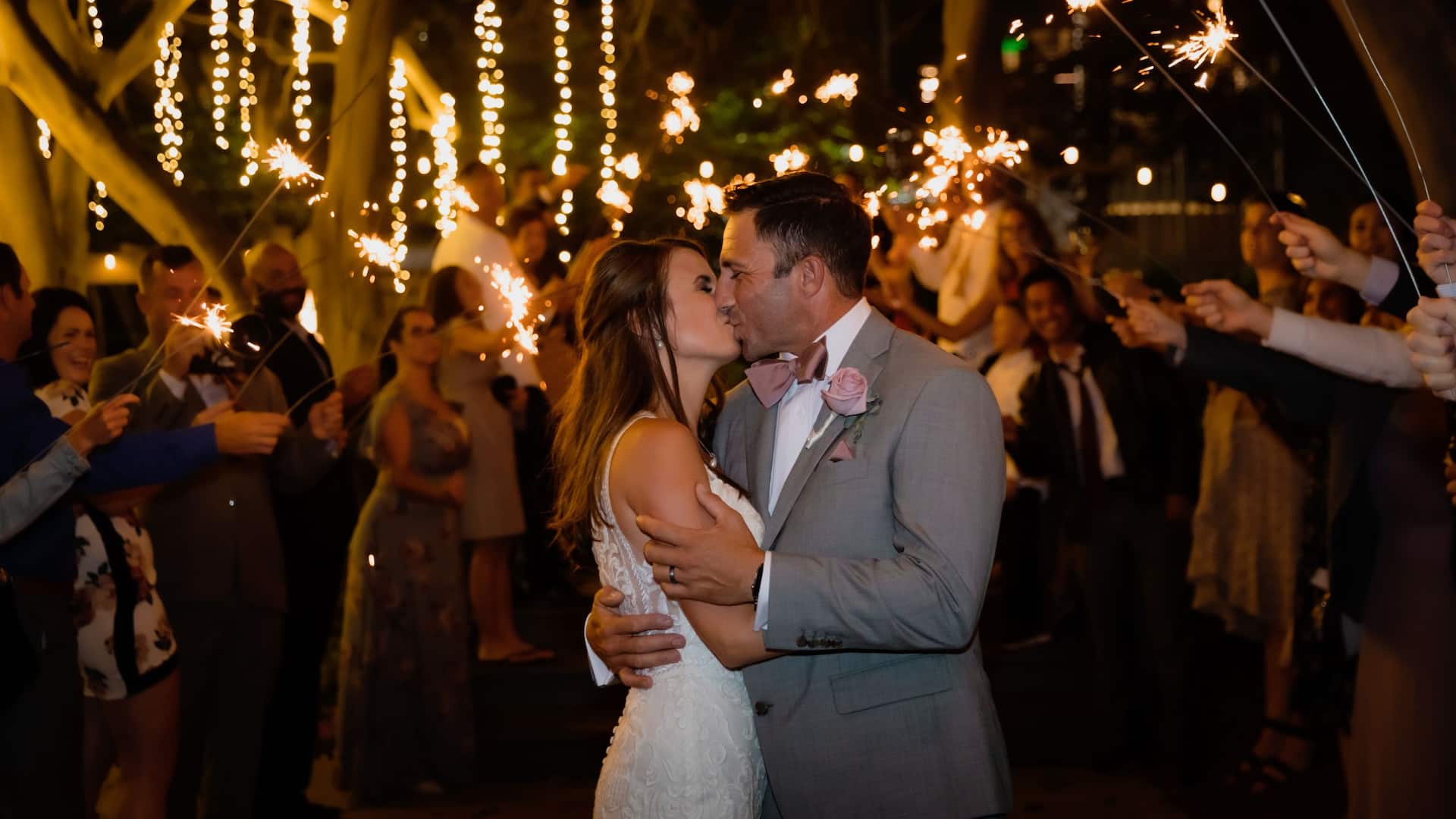 Hyatt Regency Mission Bay Spa and Marina Wedding Couple Exit