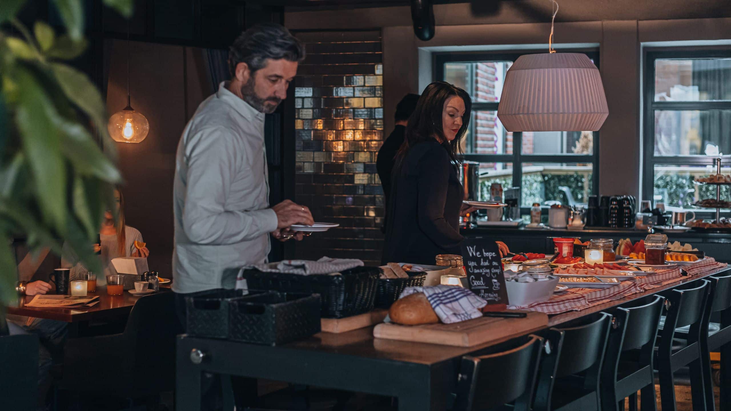 Story Hotel Signalfabriken, part of JdV by Hyatt Breakfast Buffet Guests