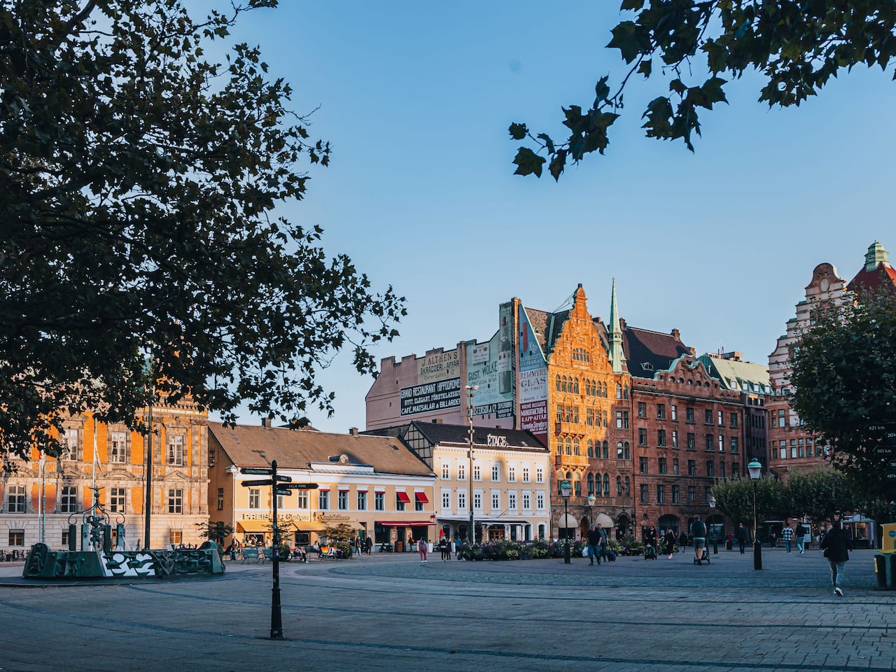 Town Square in Malmö city center 