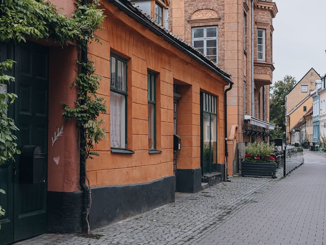 En mysig liten gata i centrala Malmö