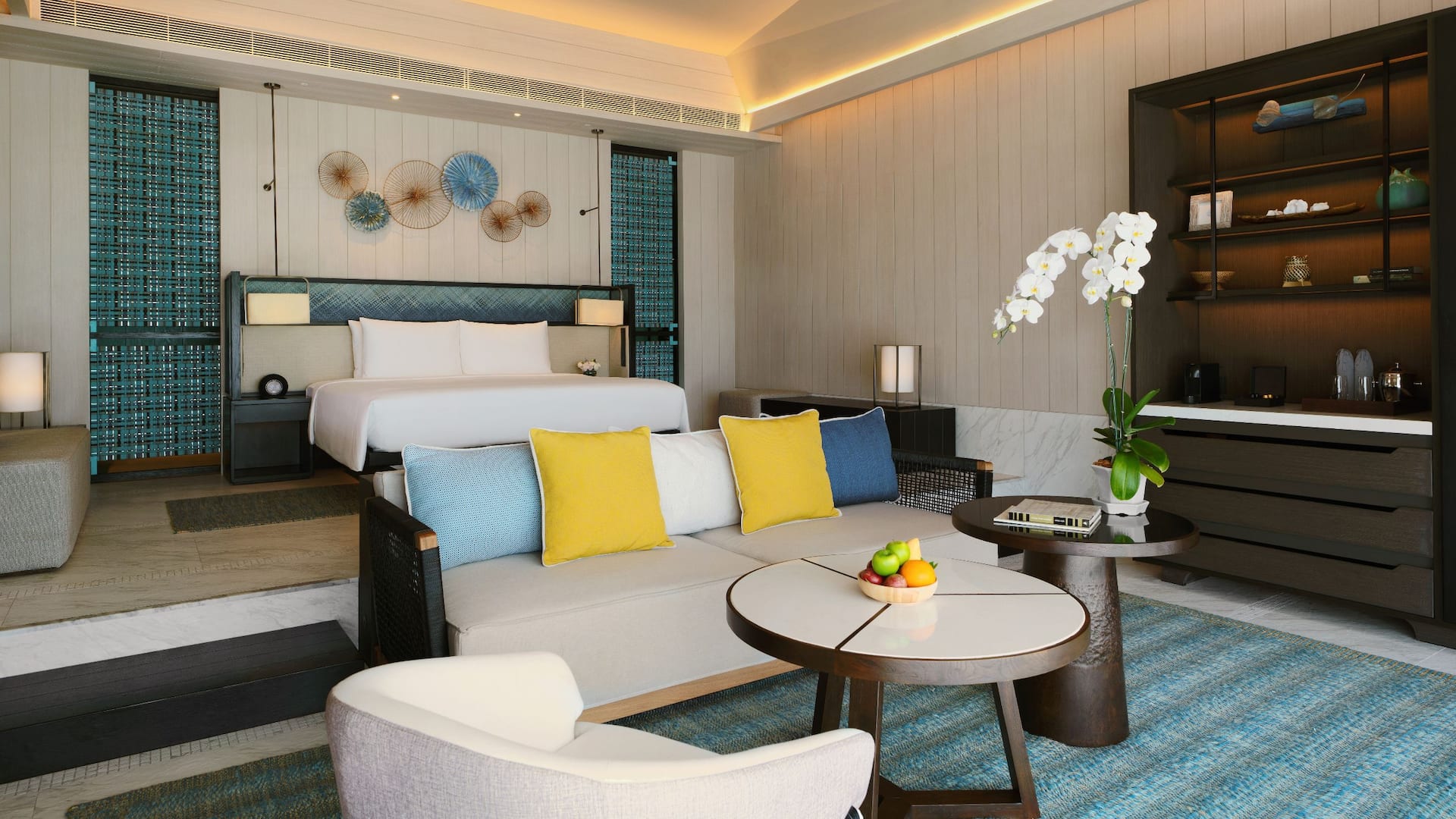 3 of 12 Hyatt Regency Koh Samui One Bedroom Ocean Front Bedroom