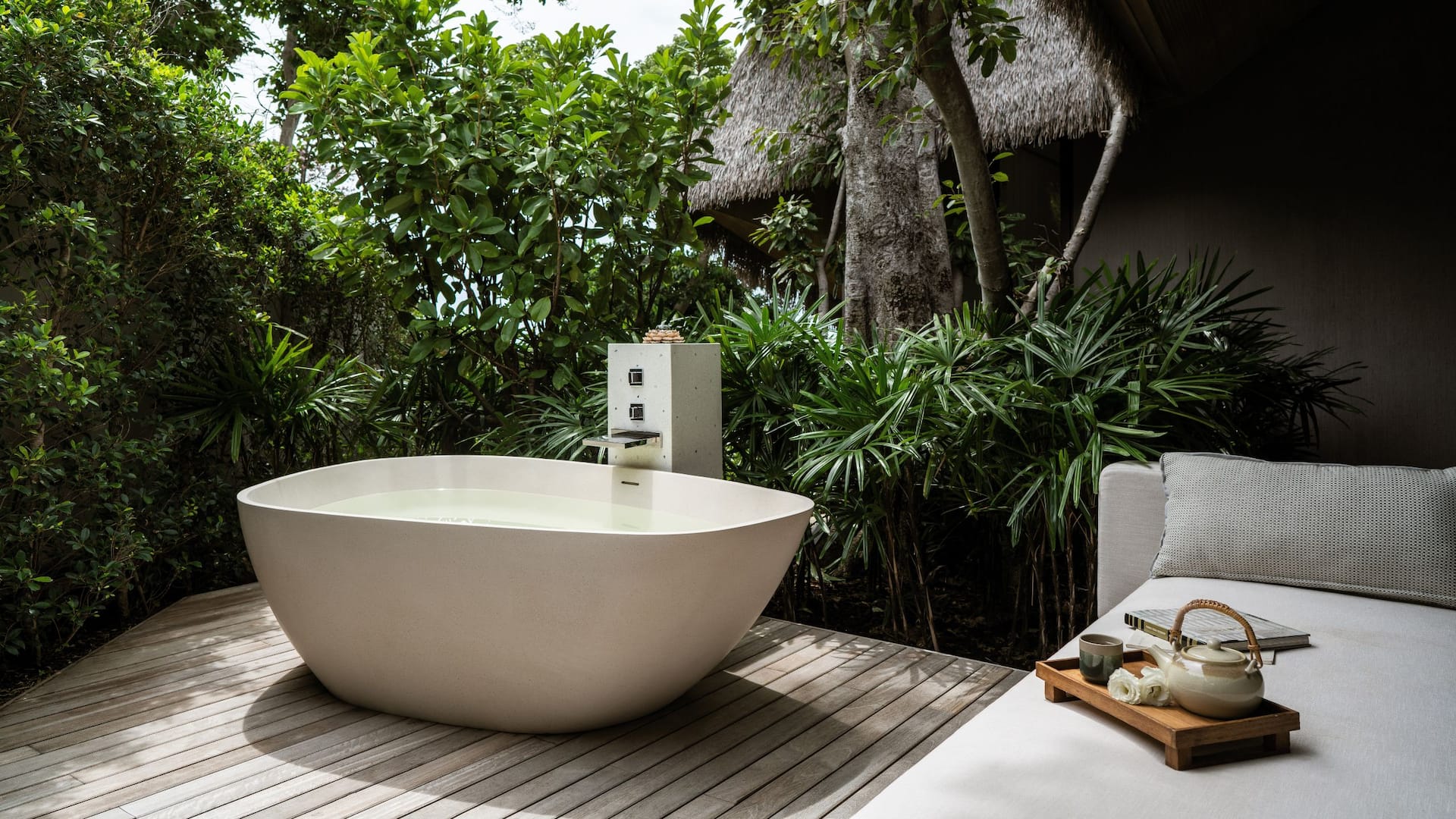 7 of 13 Hyatt Regency Koh Samui One Bedroom Presidential Pool Bathtub