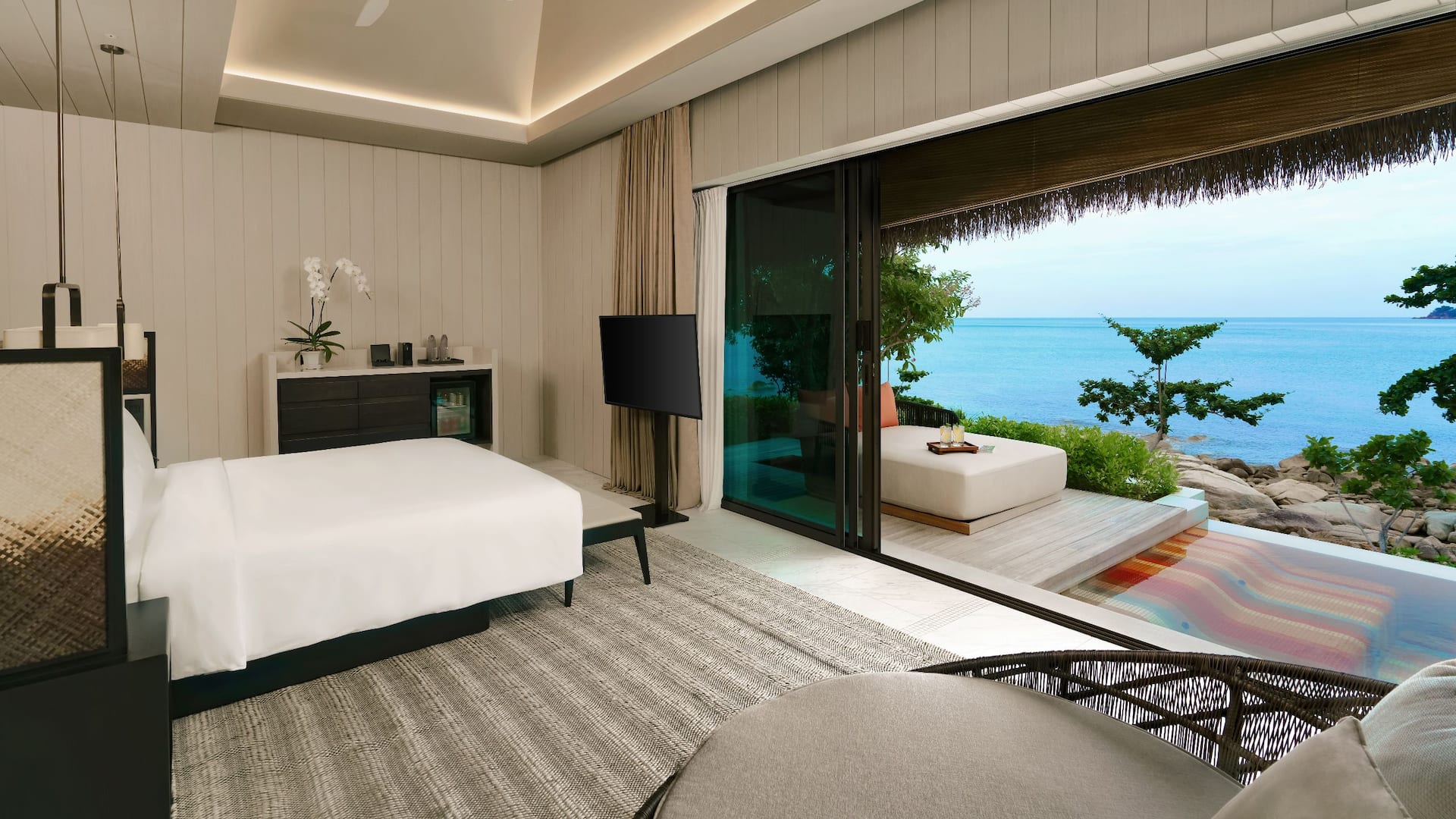 3 of 13 Hyatt Regency Koh Samui One Bedroom Presidential Pool Bedroom
