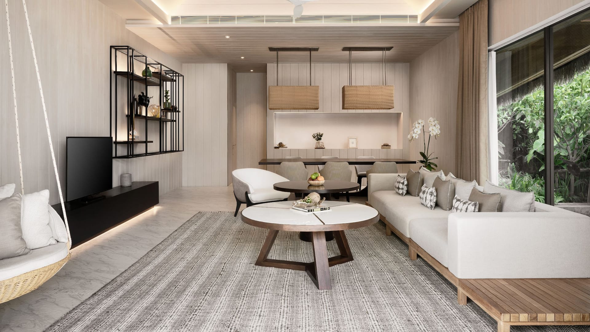 Hyatt Regency Koh Samui One Bedroom Presidential Pool Living Room