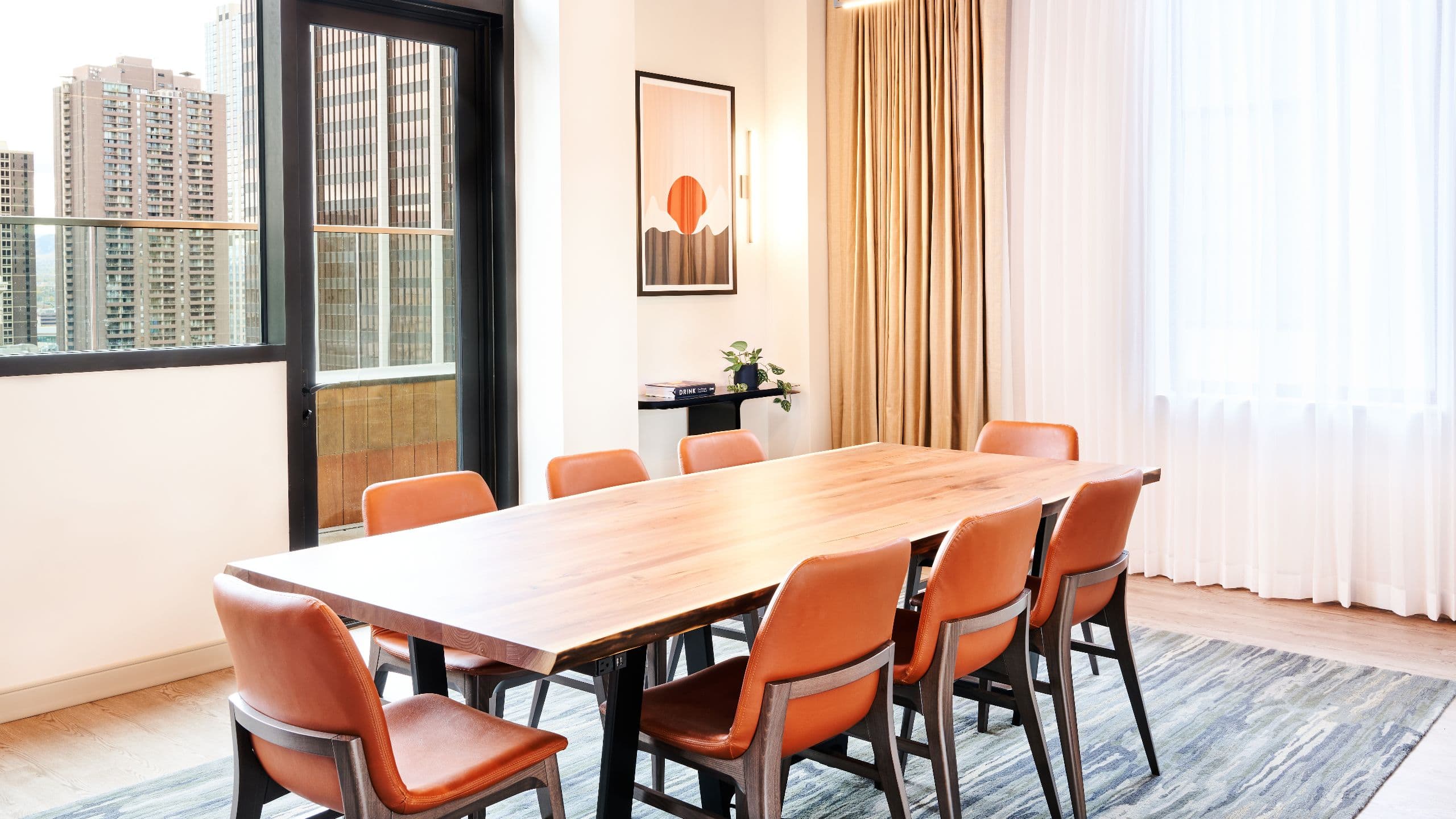 Hyatt Centric Downtown Denver Hospitality Suite Dining Room