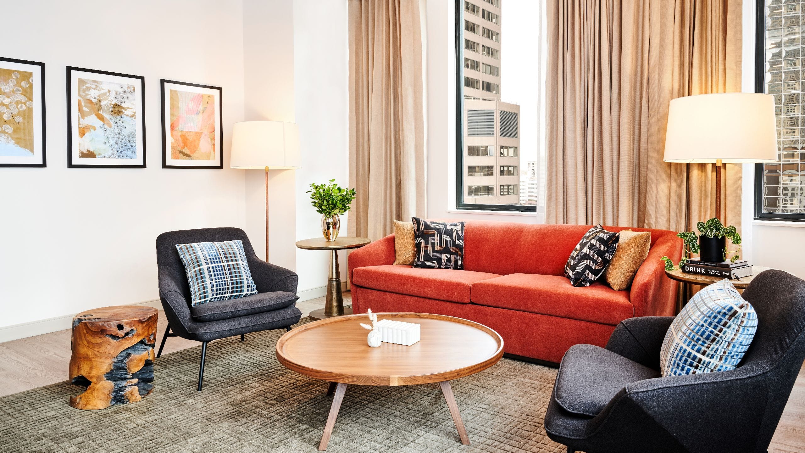 Hyatt Centric Downtown Denver Hospitality Suite Living Room Seating