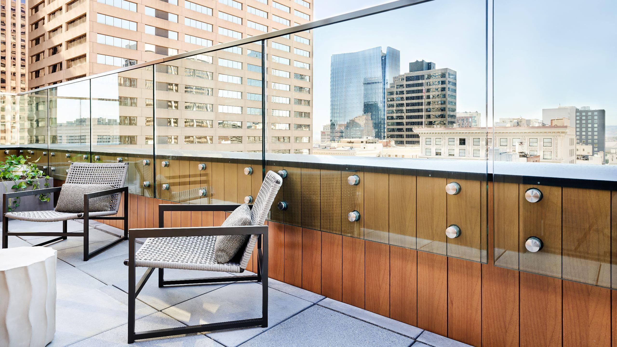 Hyatt Centric Downtown Denver Hospitality Suite Terrace