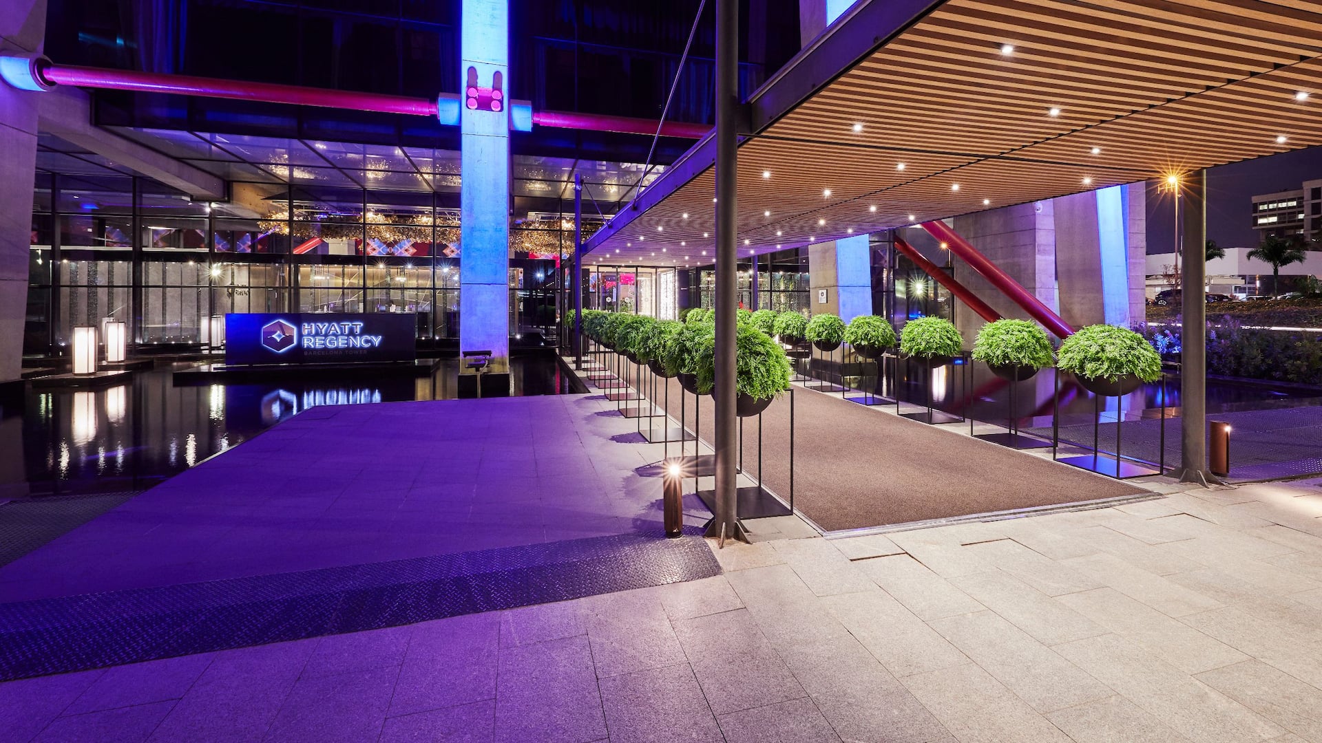 Hyatt Regency Barcelona Tower Hotel Entrance