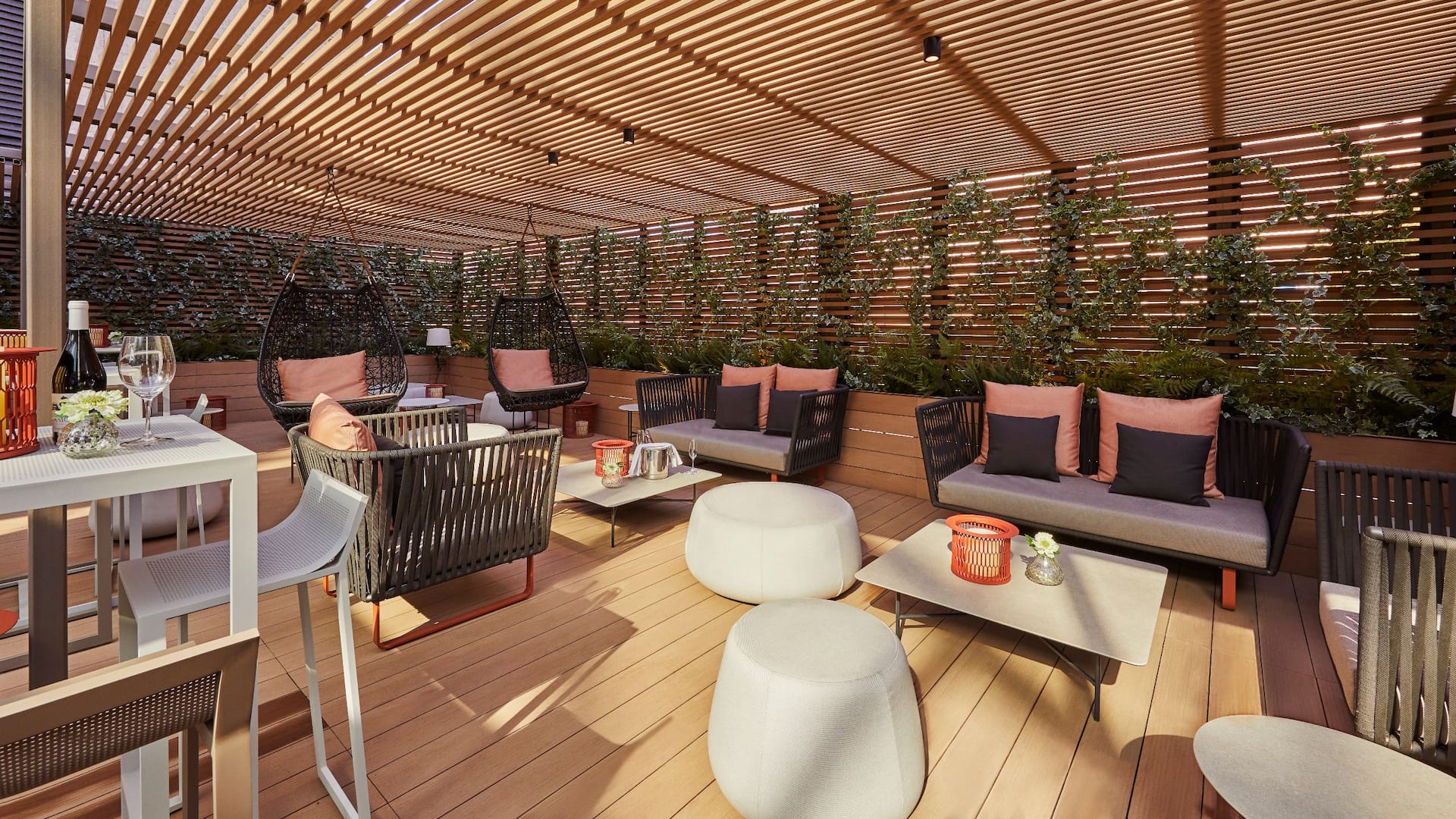 Hyatt Regency Barcelona Tower Axis Bar Seating