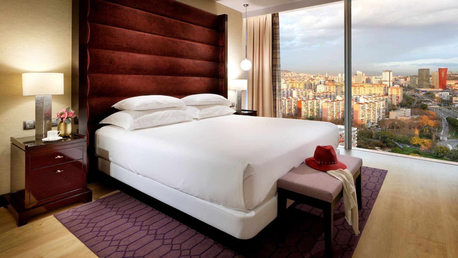 Hyatt Regency Barcelona Tower Executive Suite Bedroom