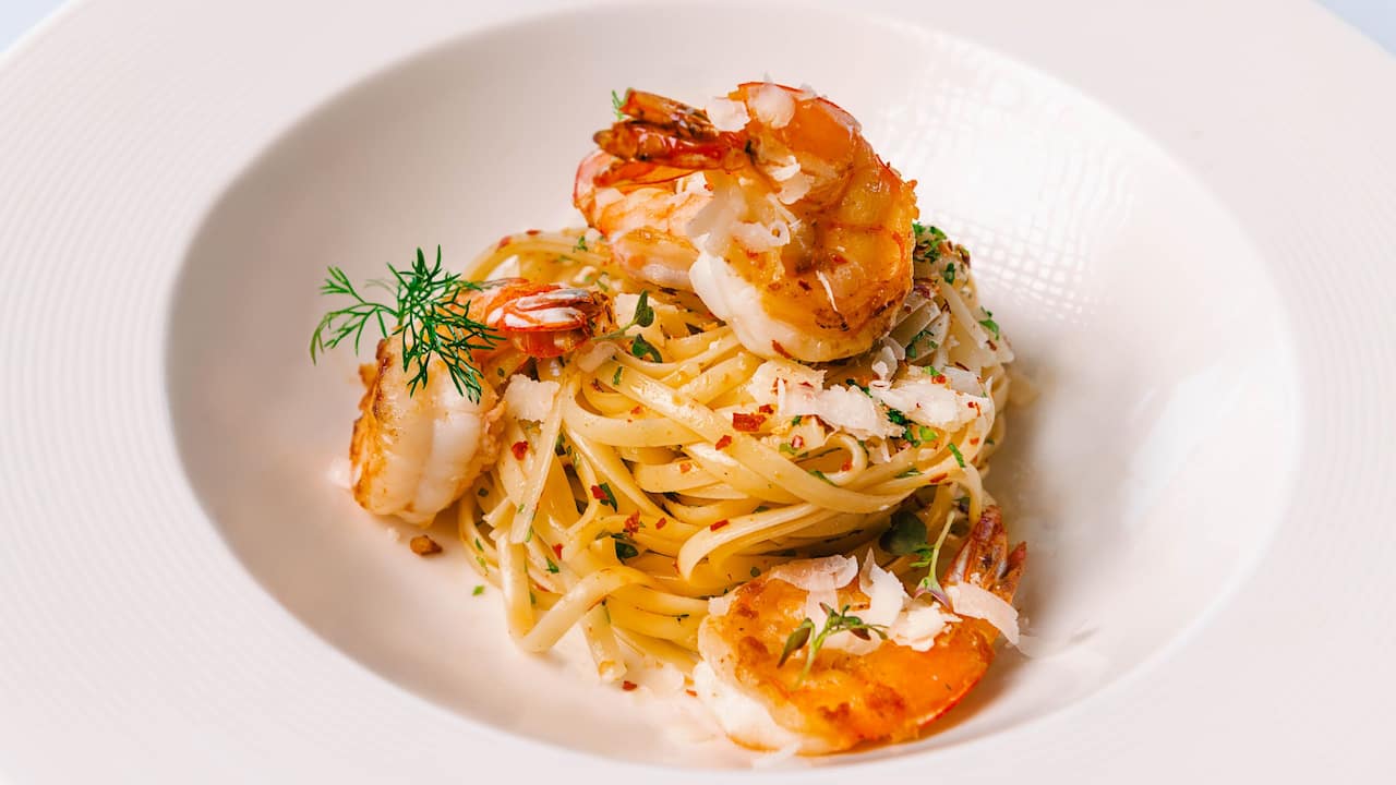 Italian Bistro Restaurant Kuantan (Prawn Pasta Menu) - Hyatt Regency Kuantan Resort