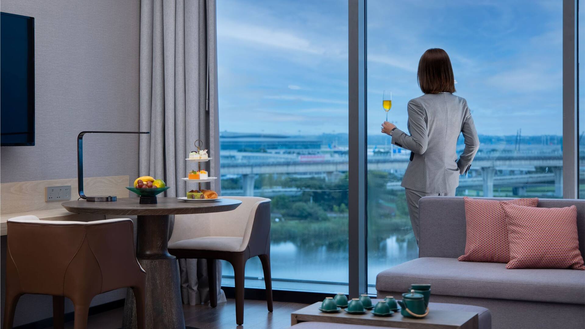 第 3，共 4 Hyatt Place Changsha Airport Suite Living Room