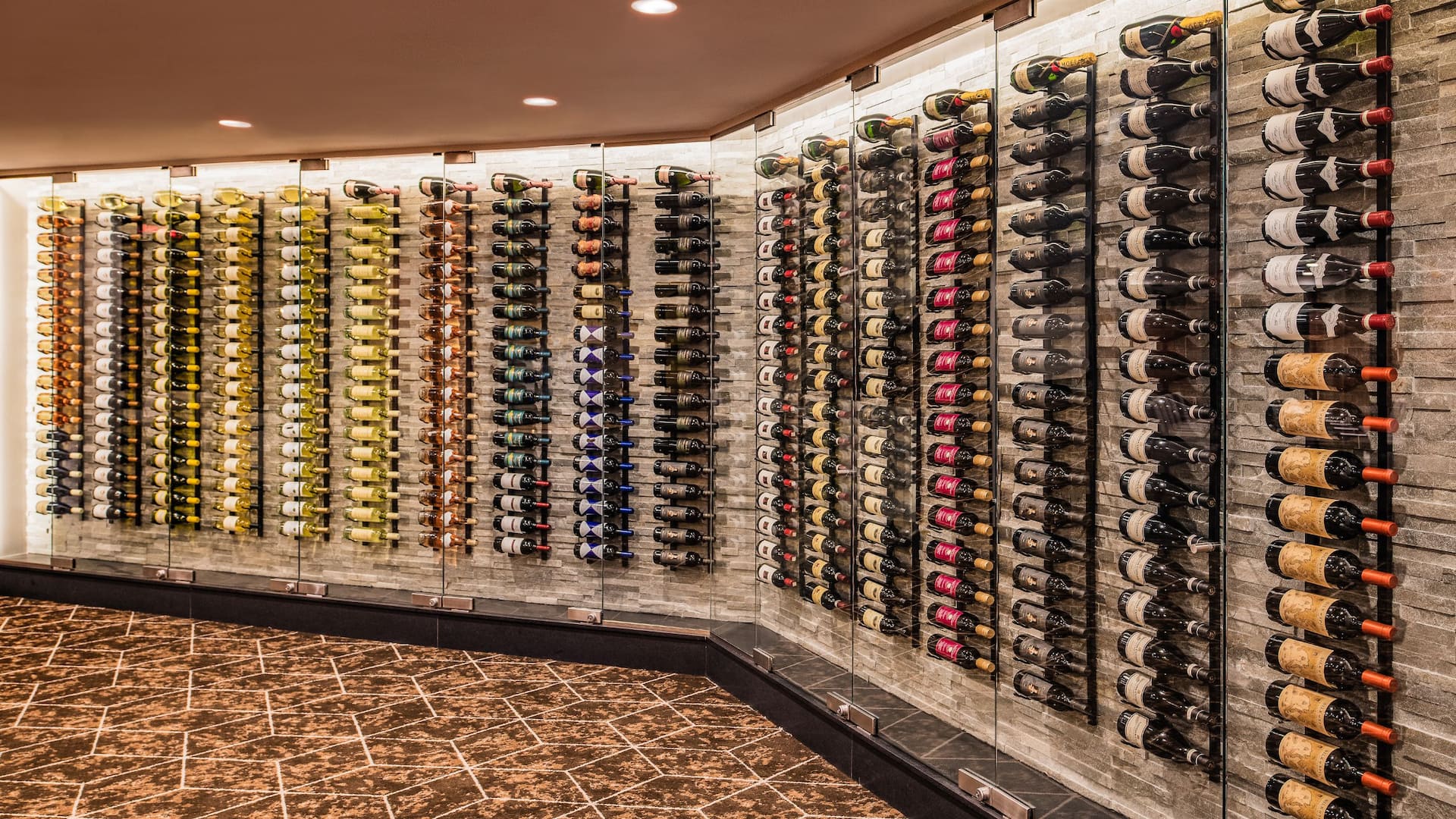 Hyatt Regency Princeton Restaurant Wine Wall