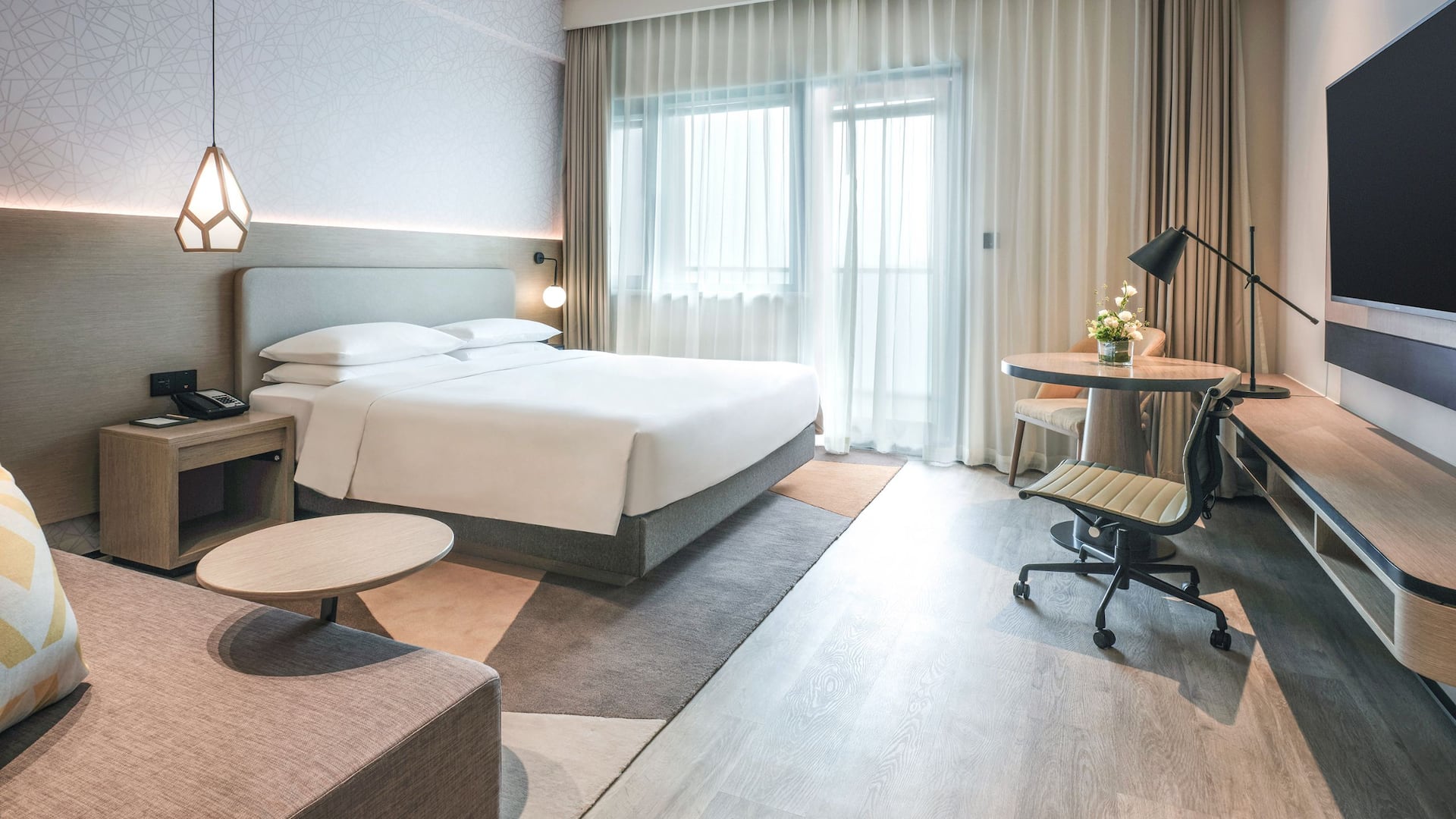 1 of 1 Hyatt Place Beijing Shiyuan King Guestroom With Sofa Sleeper