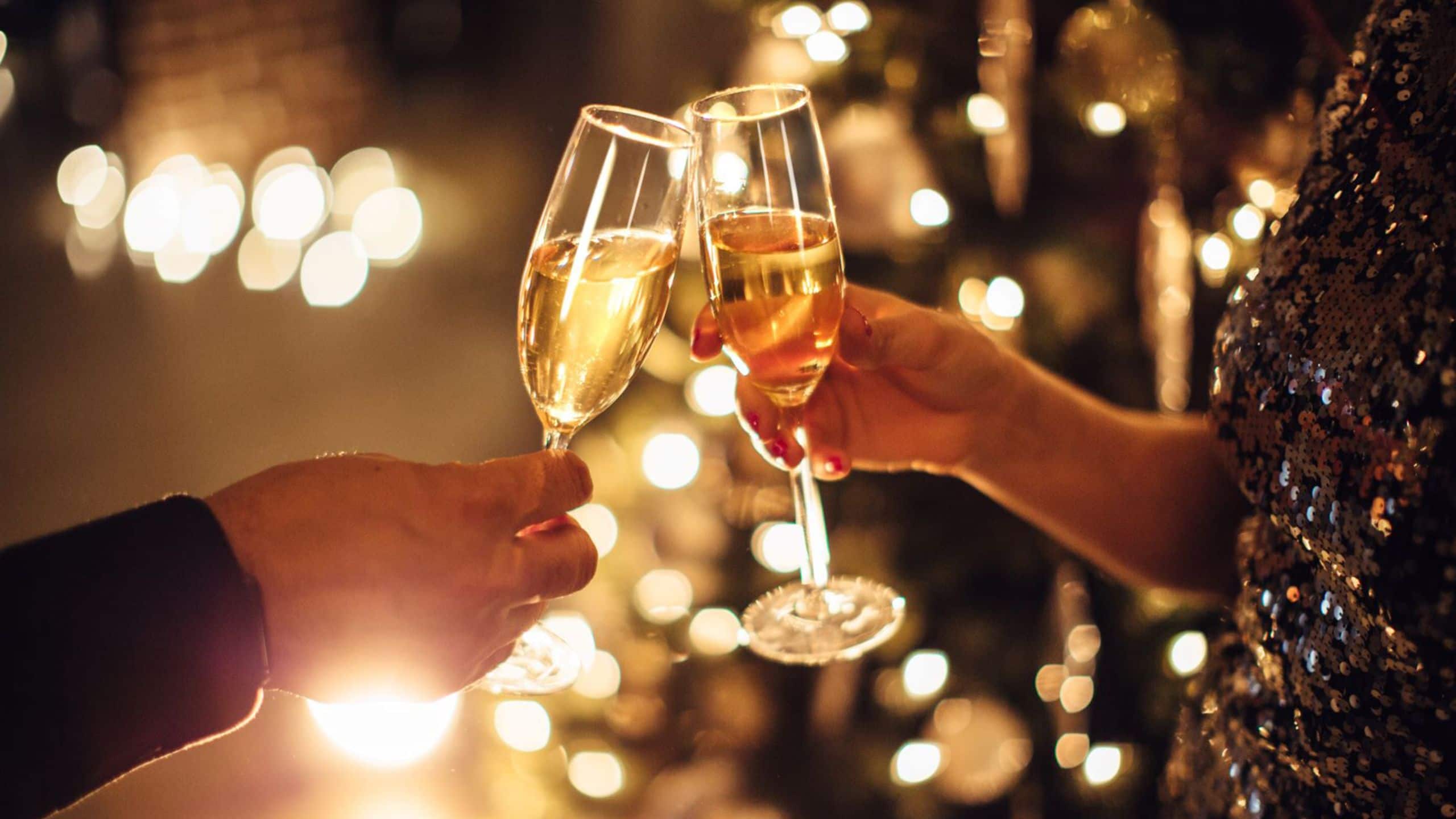 Park Hyatt Melbourne Festive NYE Champagne Glasses