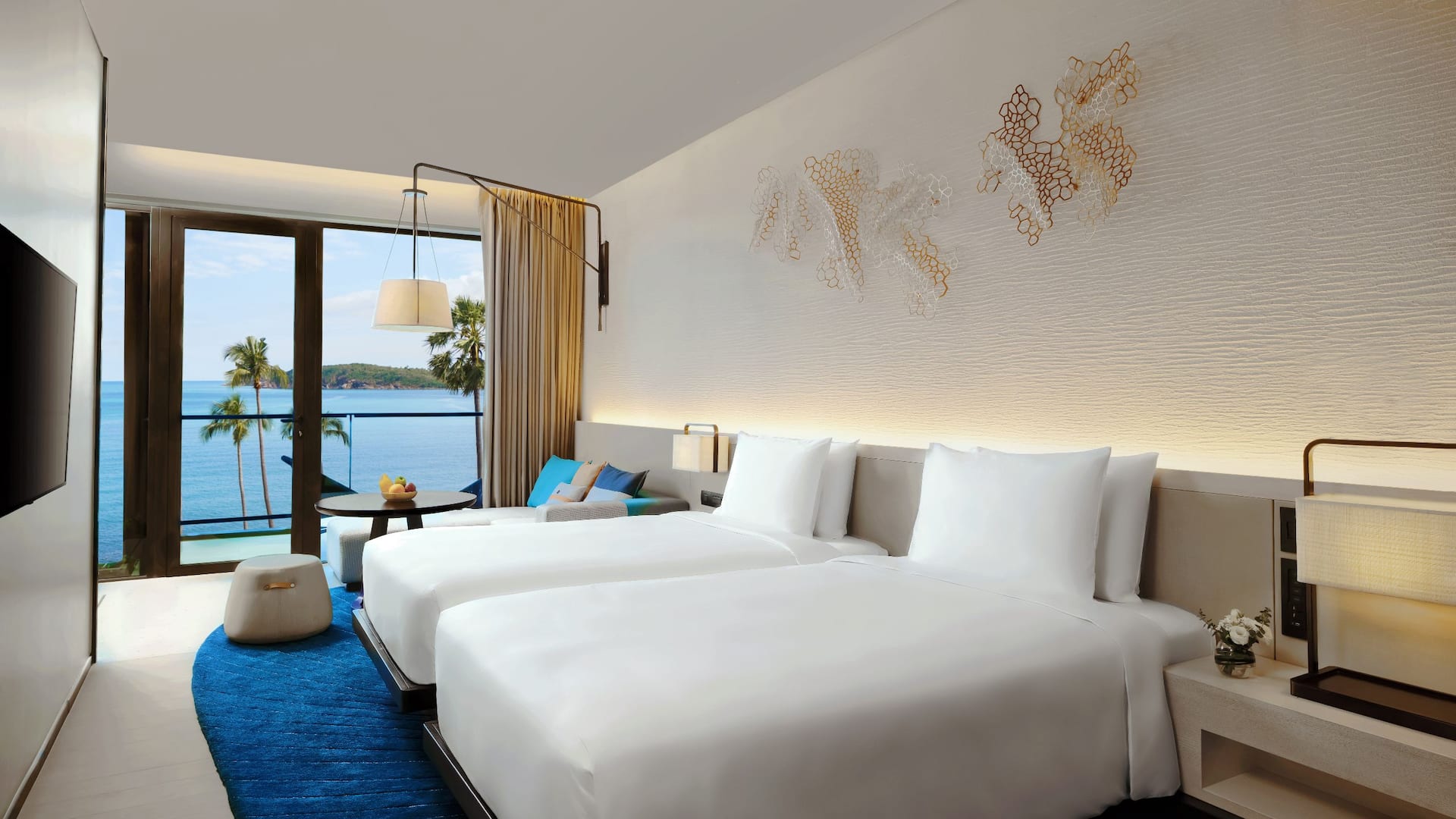 USMRK Twin Beds Ocean