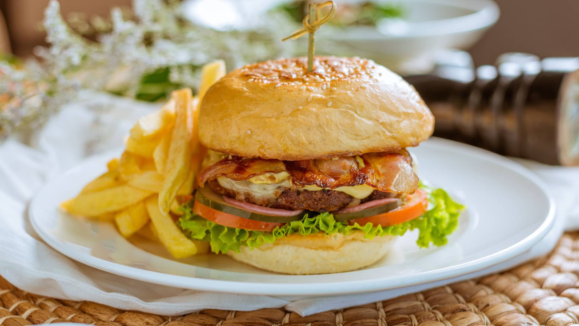 Hyatt Regency Cartagena In Room Dining Burger And Fries