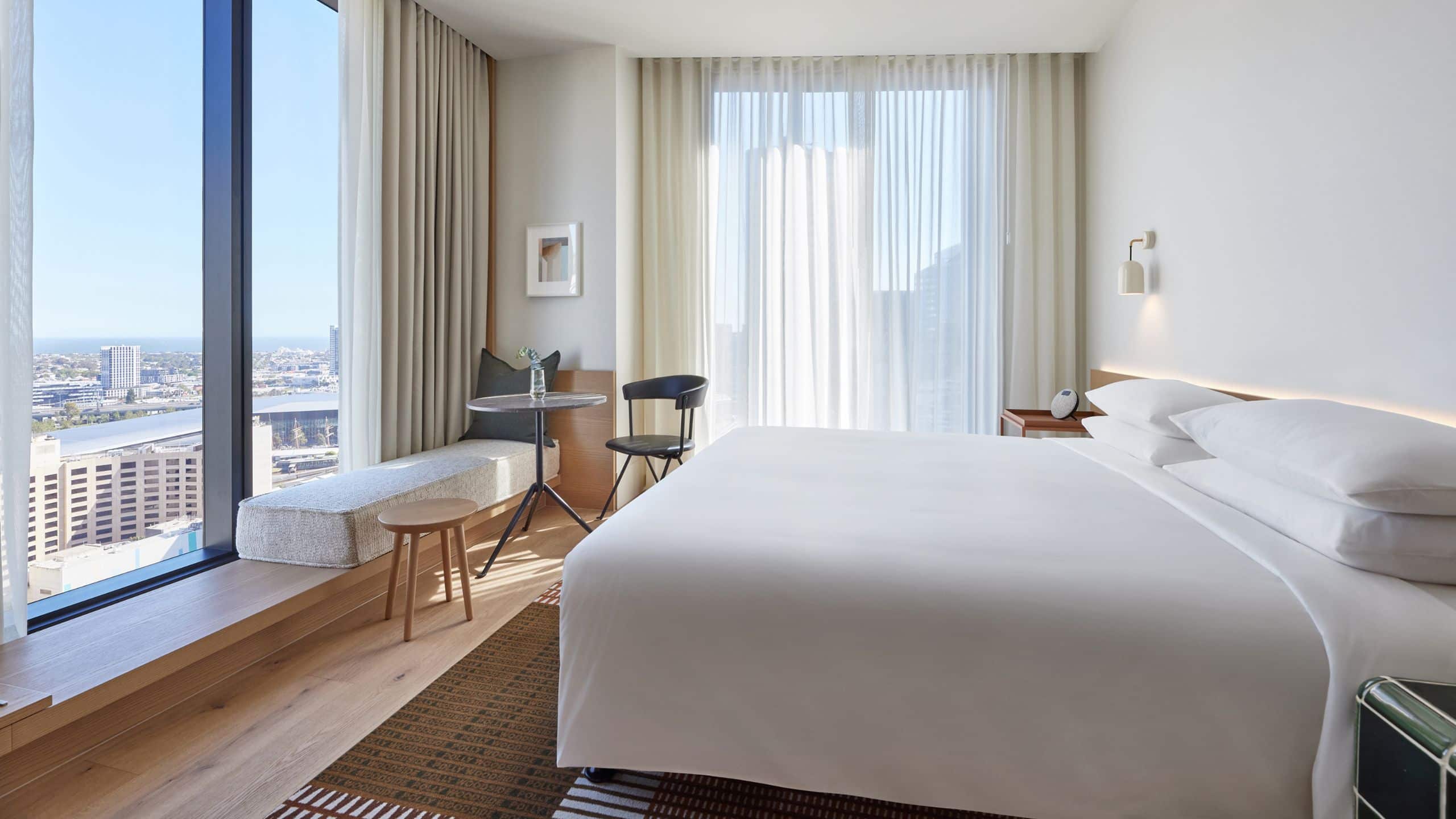 Hyatt Centric Melbourne Corner Guestroom