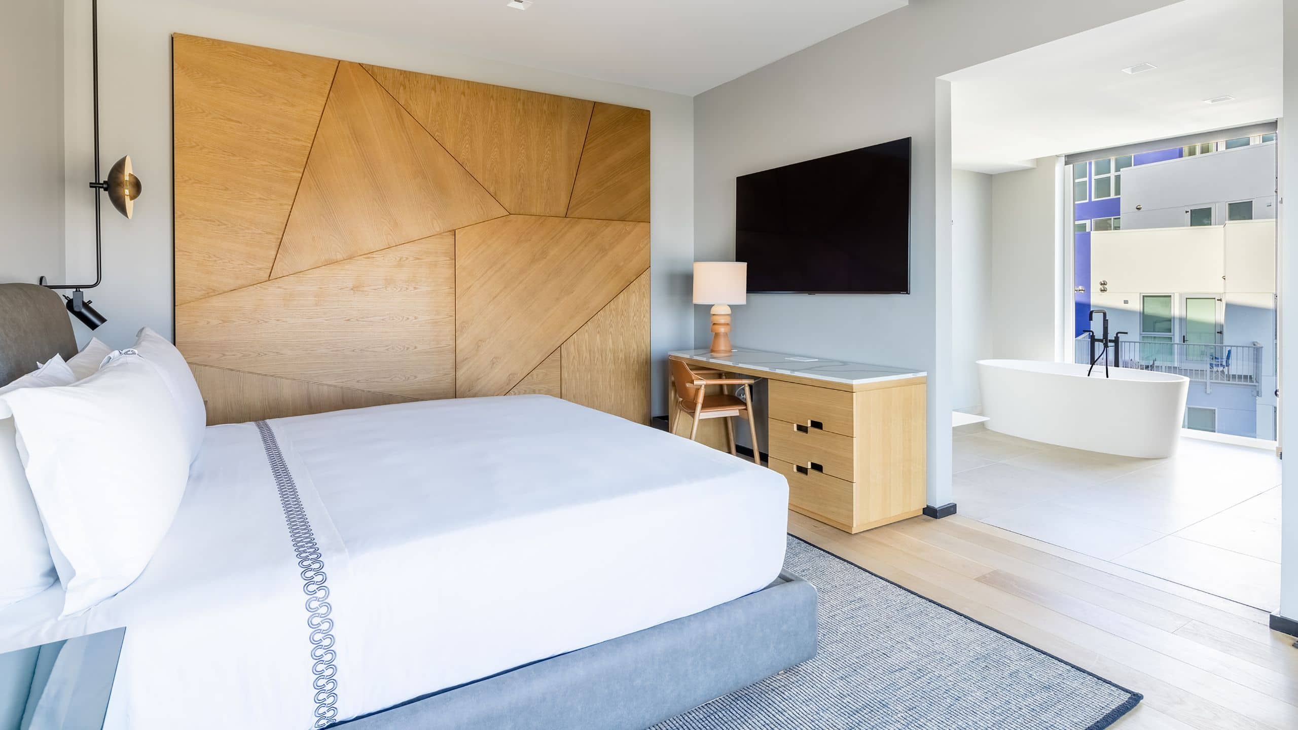 The Shay King Suite Balcony Bedroom