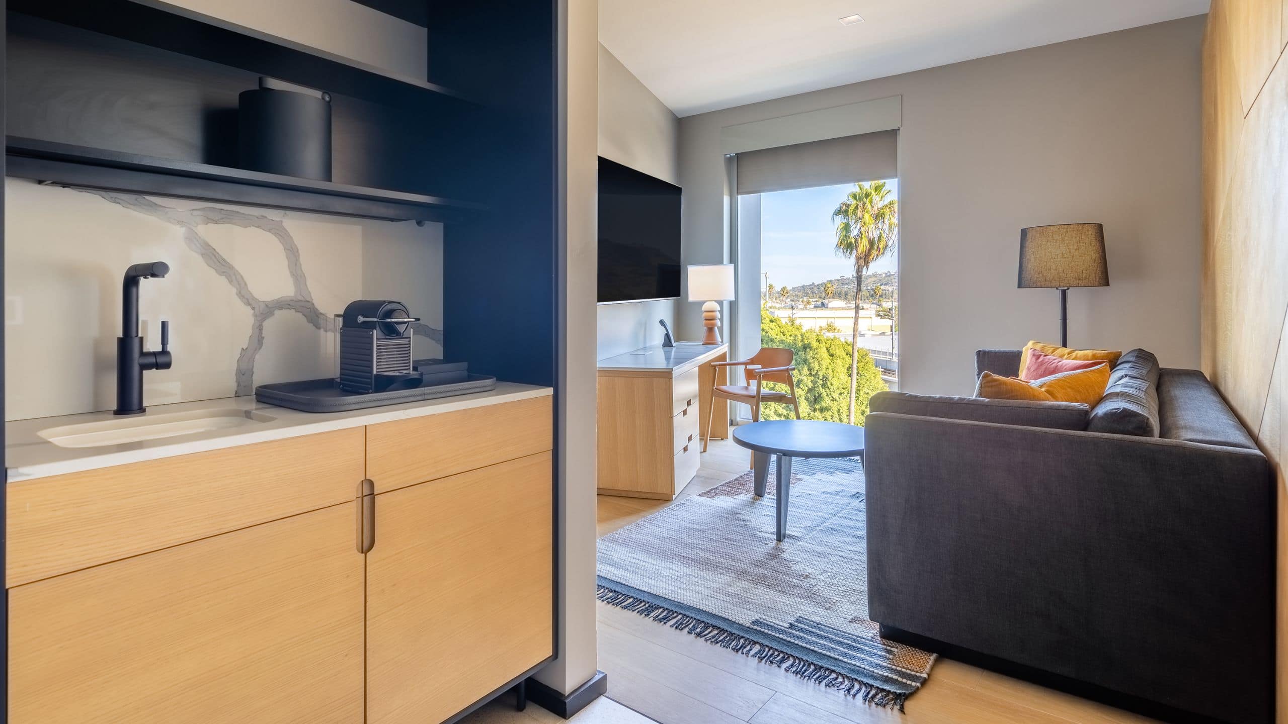 The Shay King Suite Living Room