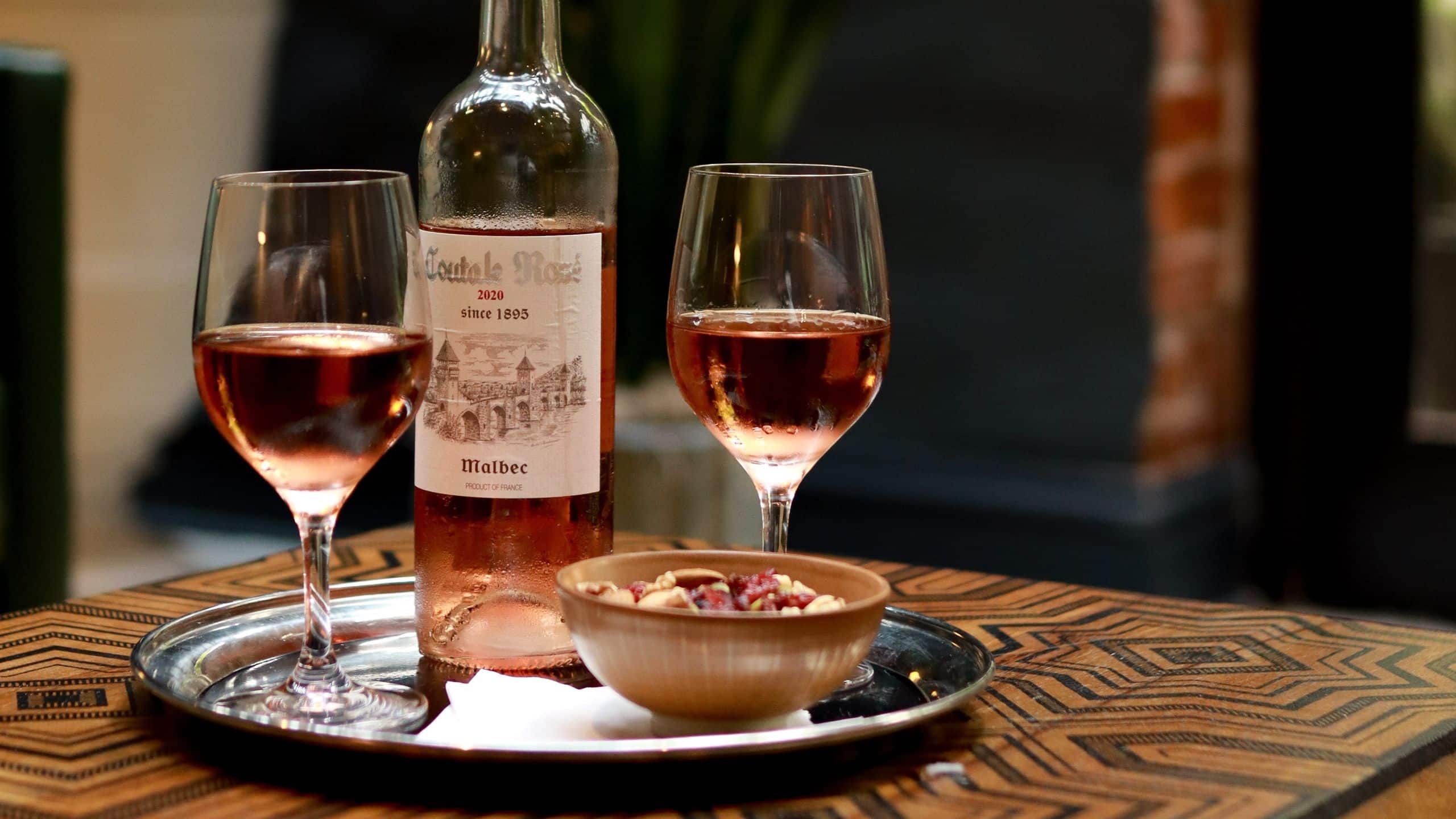 The Eliza Jane Rose Wine Glasses