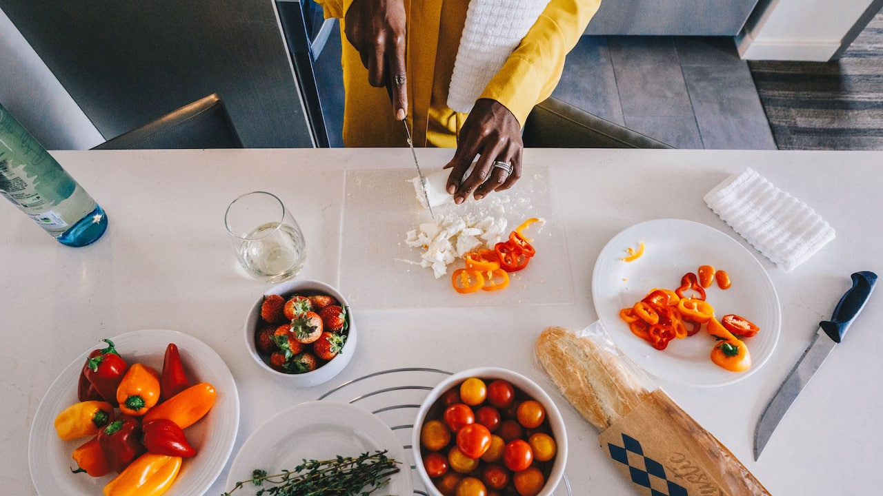 Woman Cooking