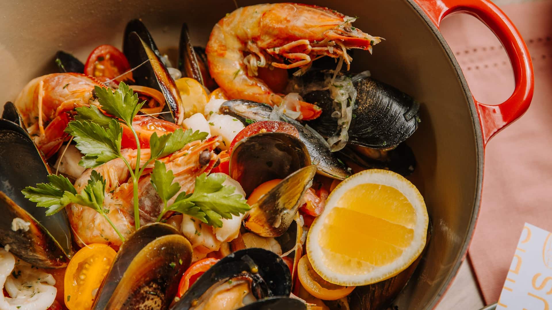 Hyatt Regency Brisbane Summer Seafood Casserole