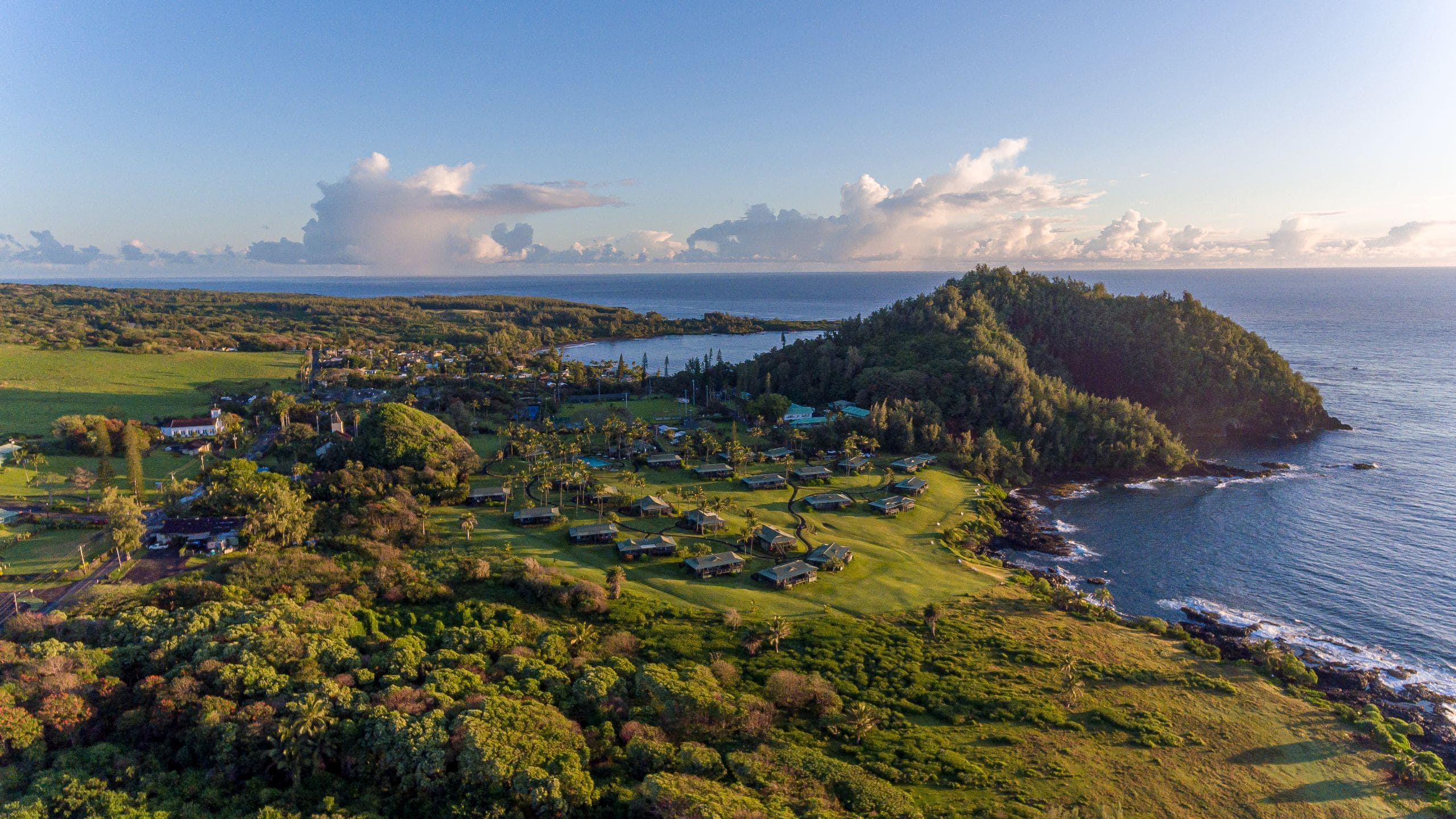 Hana Maui Resort Wedding Event Venues Hana Maui Resort A   OGGAL P0109 Aerial View.16x9 