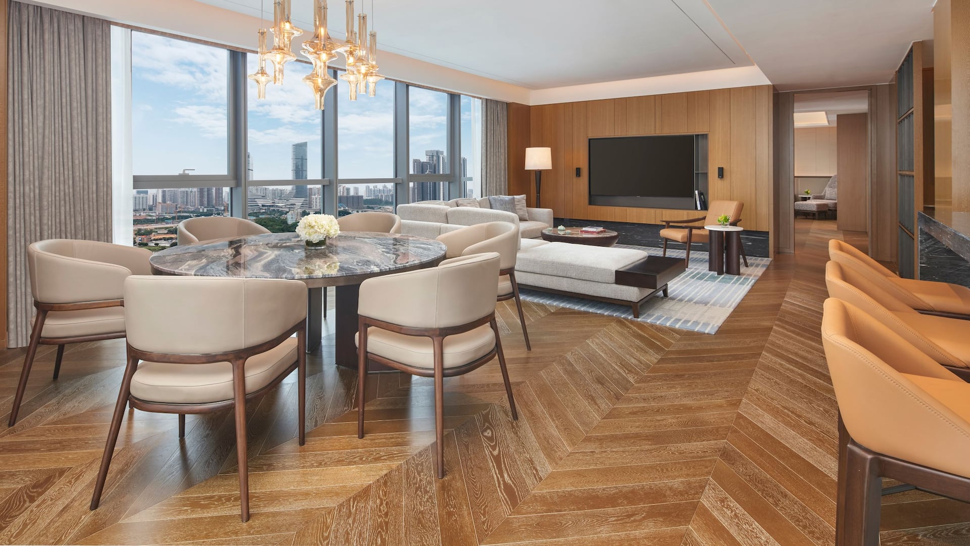 Hyatt Regency Guangzhou Zengcheng Presidential Suite Living Room