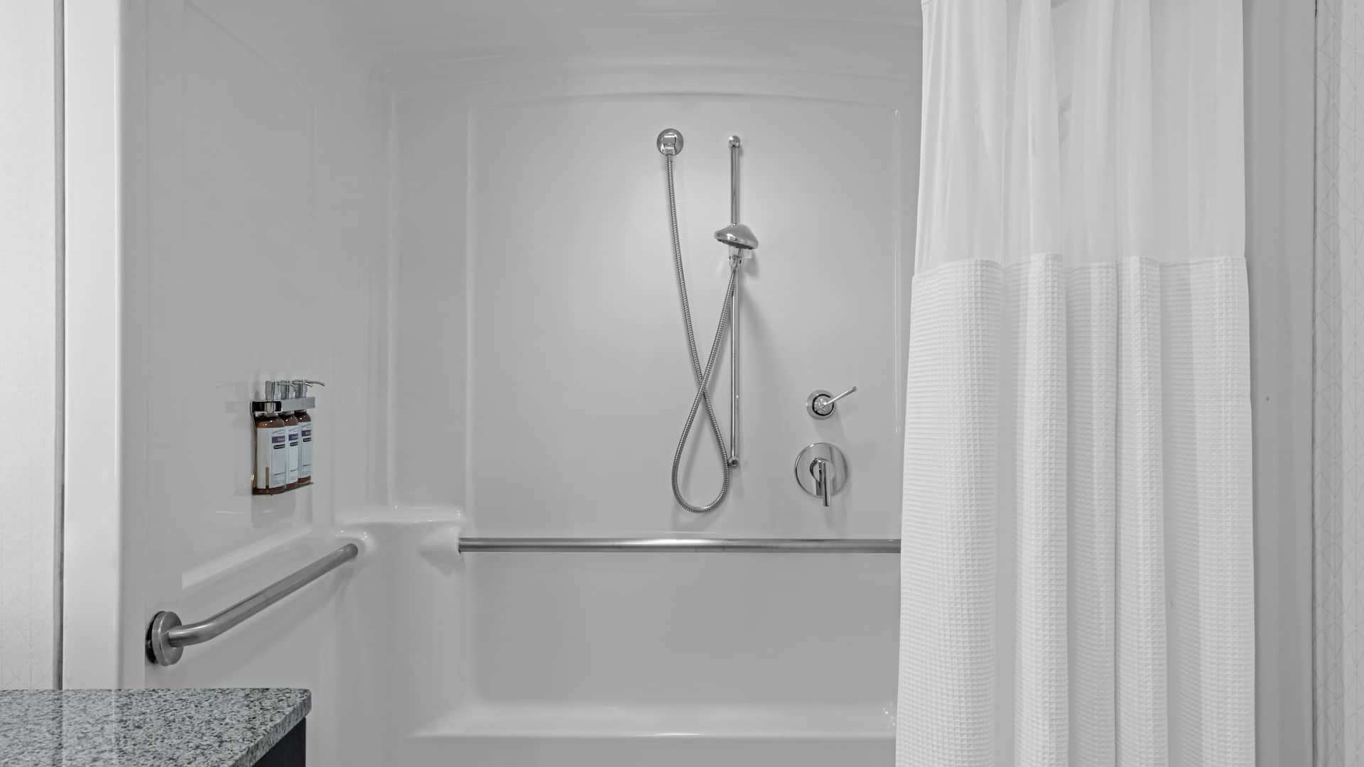 Hyatt Regency Pittsburgh International Airport ADA Roll-in Shower