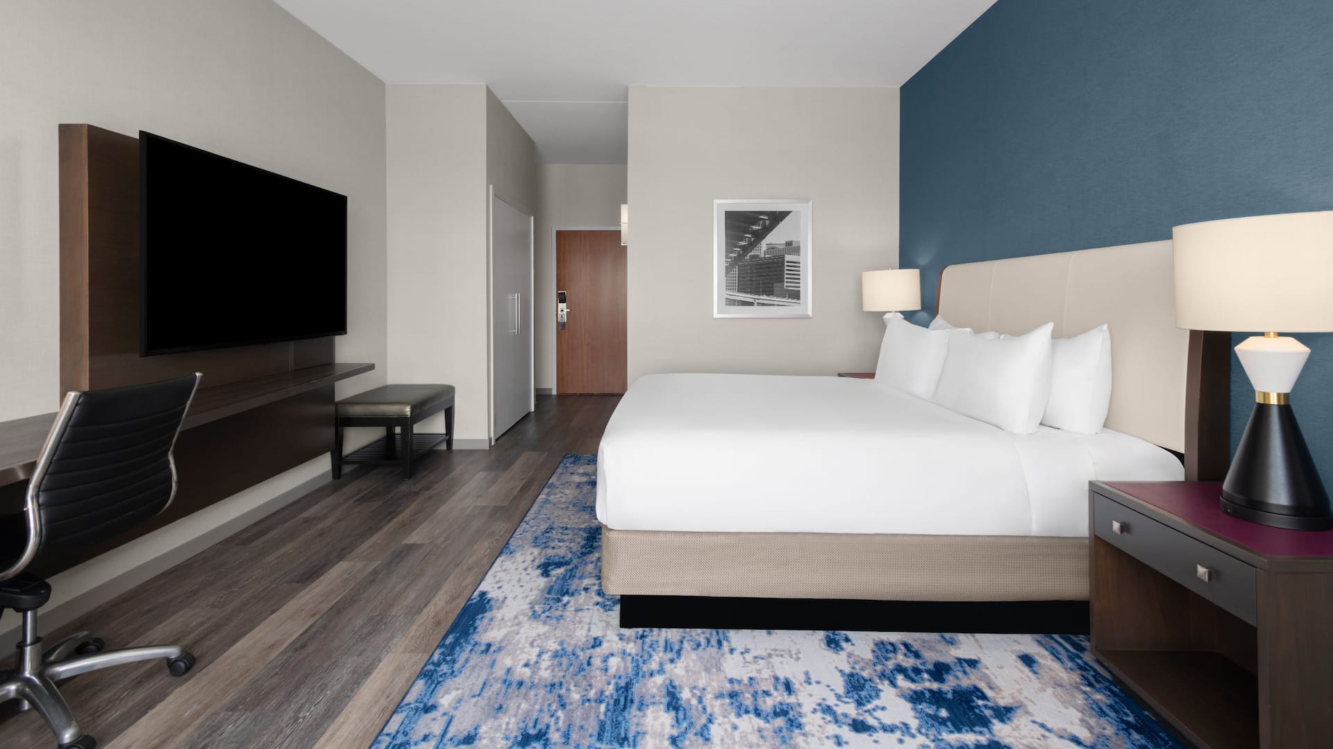 Hyatt Regency Pittsburgh International Airport King Guestroom Layout