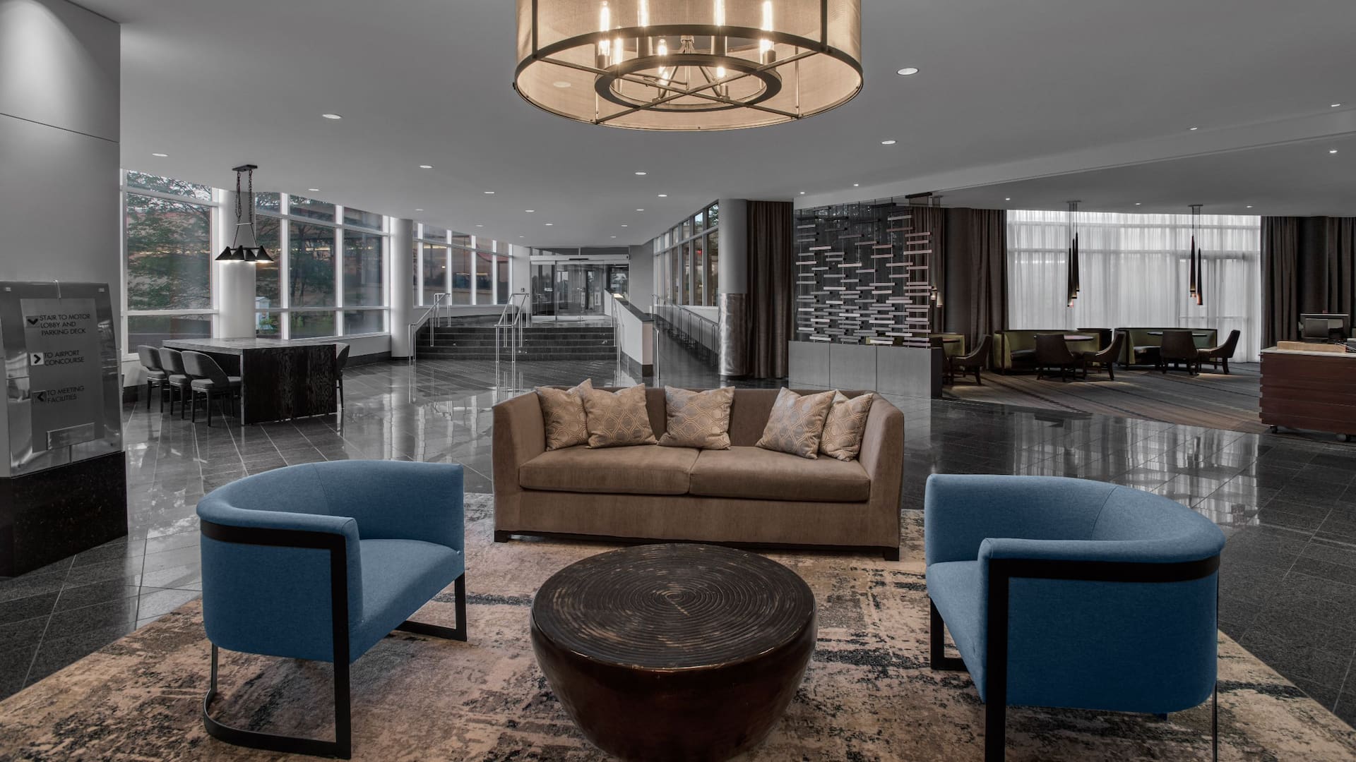 Hyatt Regency Pittsburgh International Airport Lobby Chairs