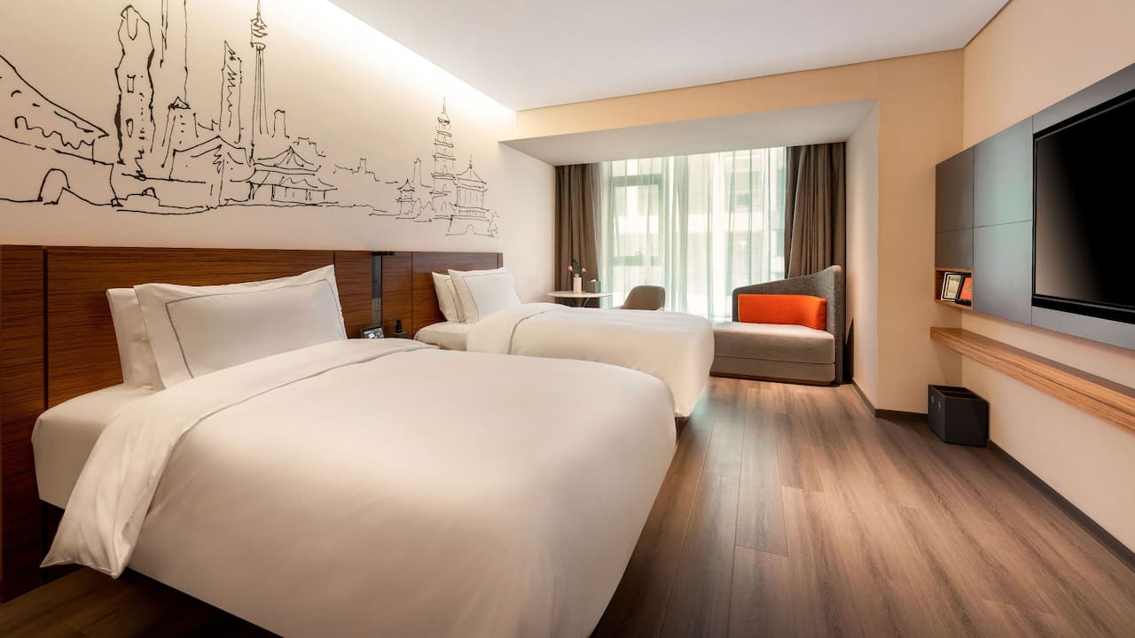 UrCove Xi'an North Deluxe Twin Beds