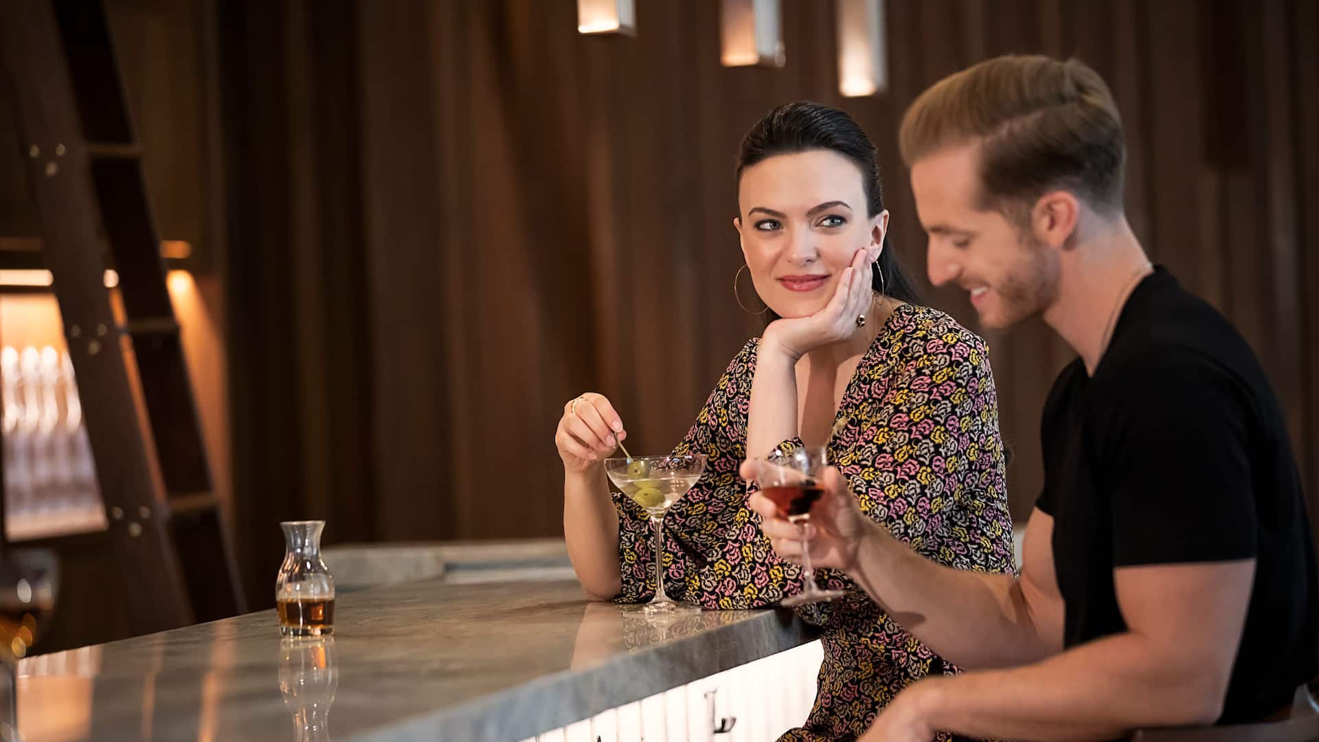 1 of 2 Hyatt Centric Center City Philadelphia Bar Couple