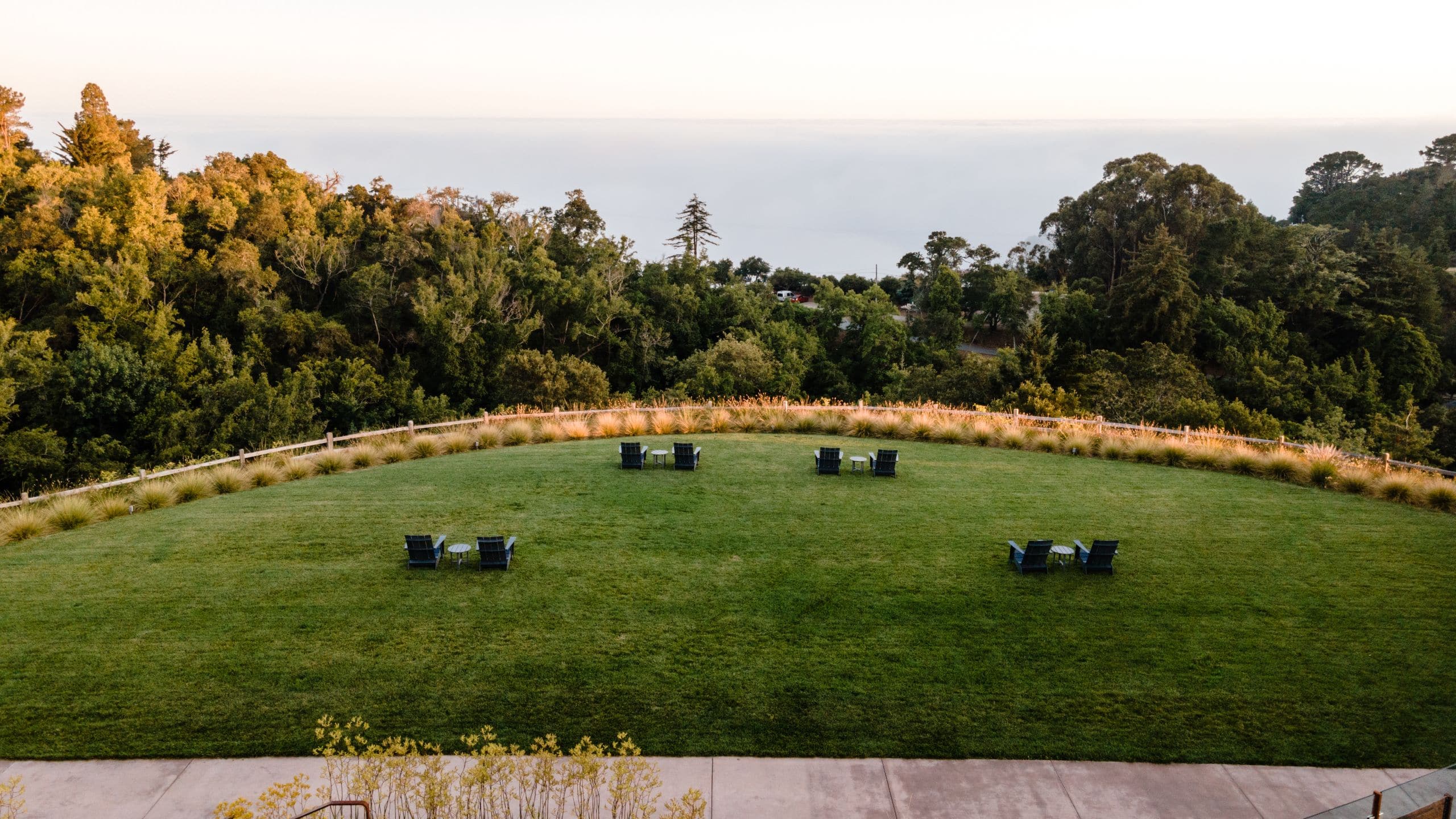 1 of 1 Alila Ventana Big Sur Lawn View