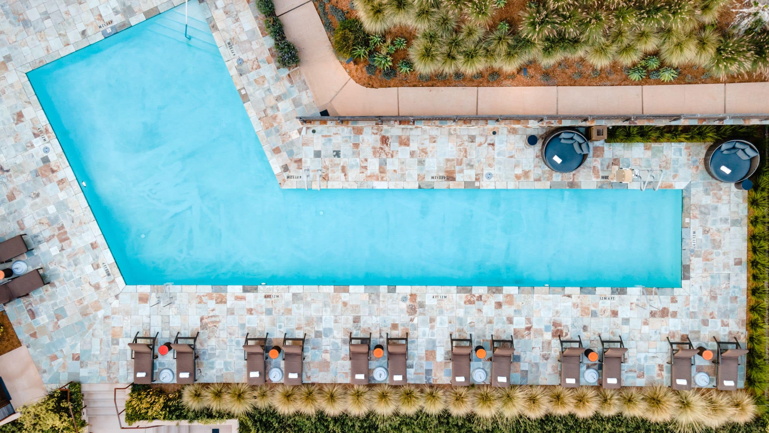 Alila Ventana Big Sur Overhead View Pool