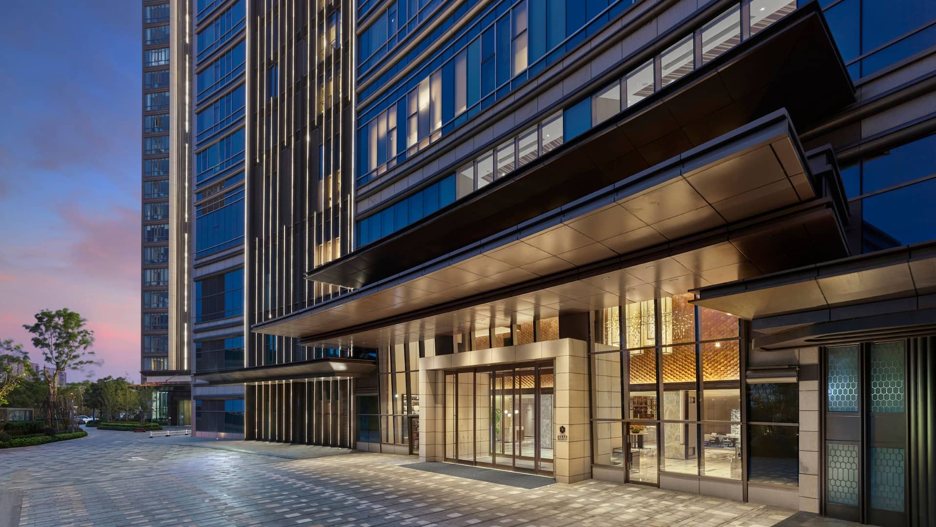 Hyatt Regency Shanghai Songjiang  Hotel Main Entrance