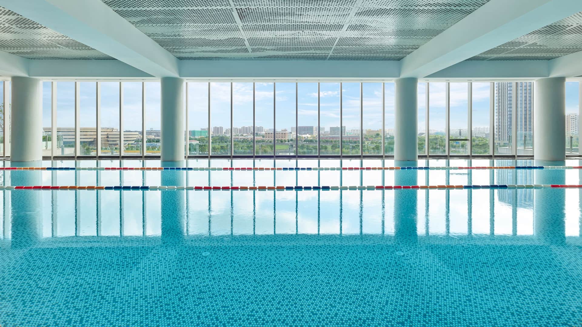 Hyatt Regency Shanghai Songjiang Swimming Pool Daytime View